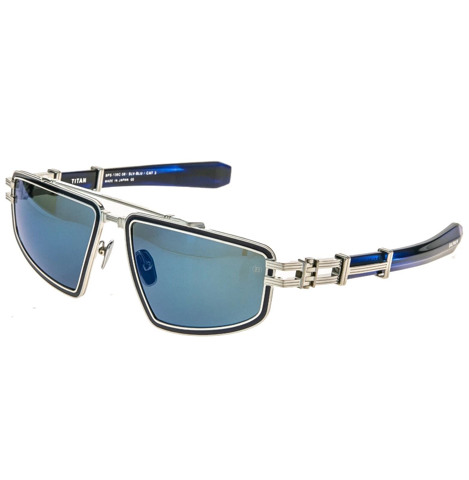 Balmain BALMAIN TITAN BY AKONI BPS139 Titanium BPS 139C Sunglass Size ONE SIZE - 4 Thumbnail