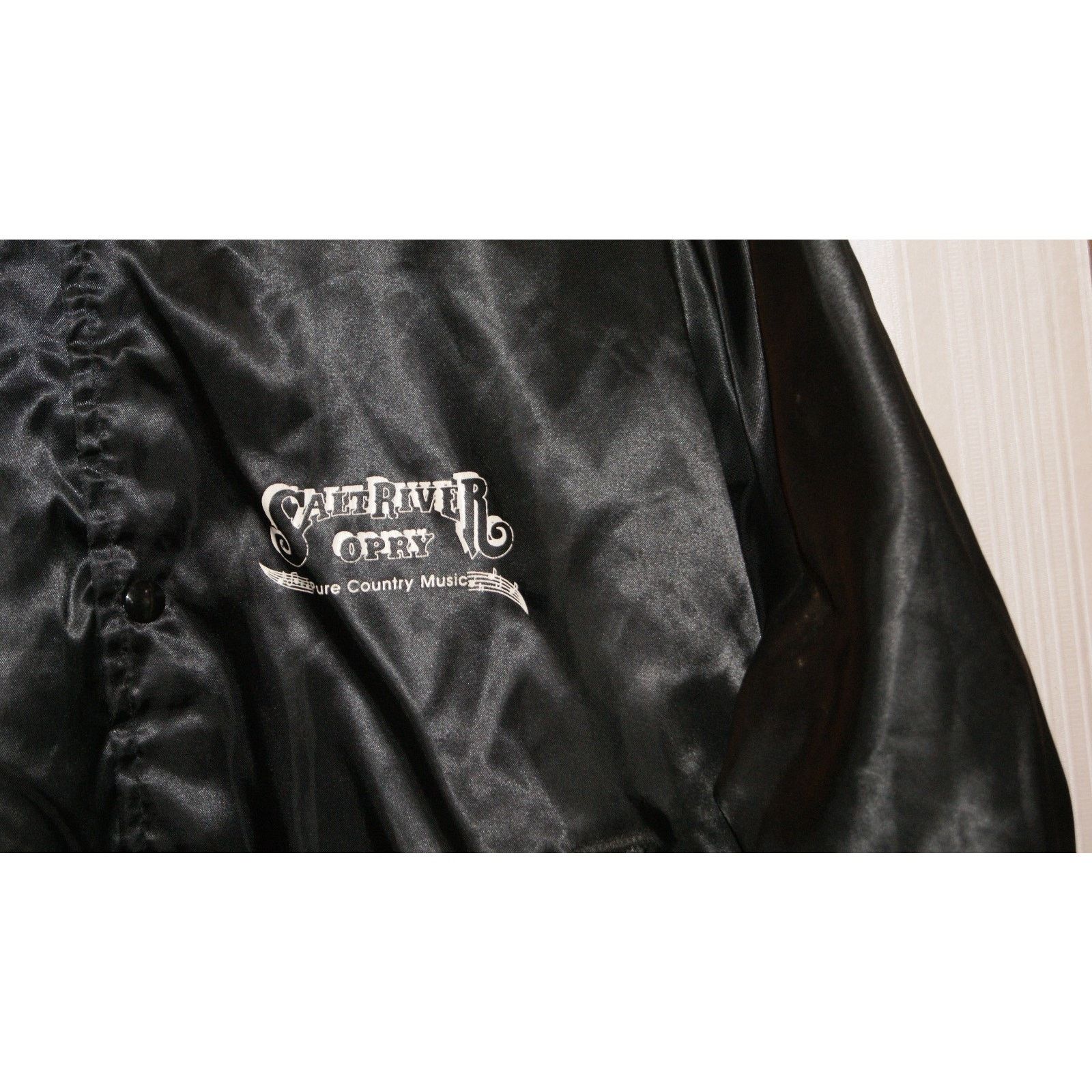 Vintage VTG Salt River Opry Country Music 2XL Satin Bomber Jacket Size US XXL / EU 58 / 5 - 4 Thumbnail
