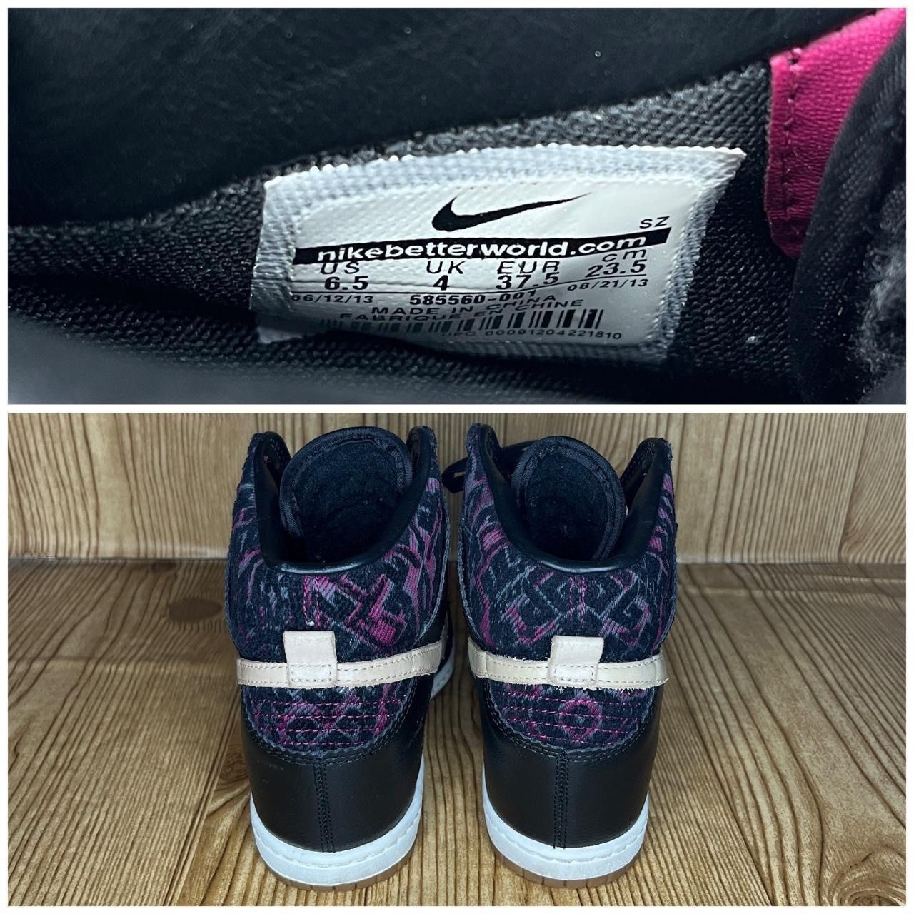 Nike Nike Dunk Sky High top Premium Purple Tribal Wedge Aztec Size US 6.5 / IT 36.5 - 5 Thumbnail