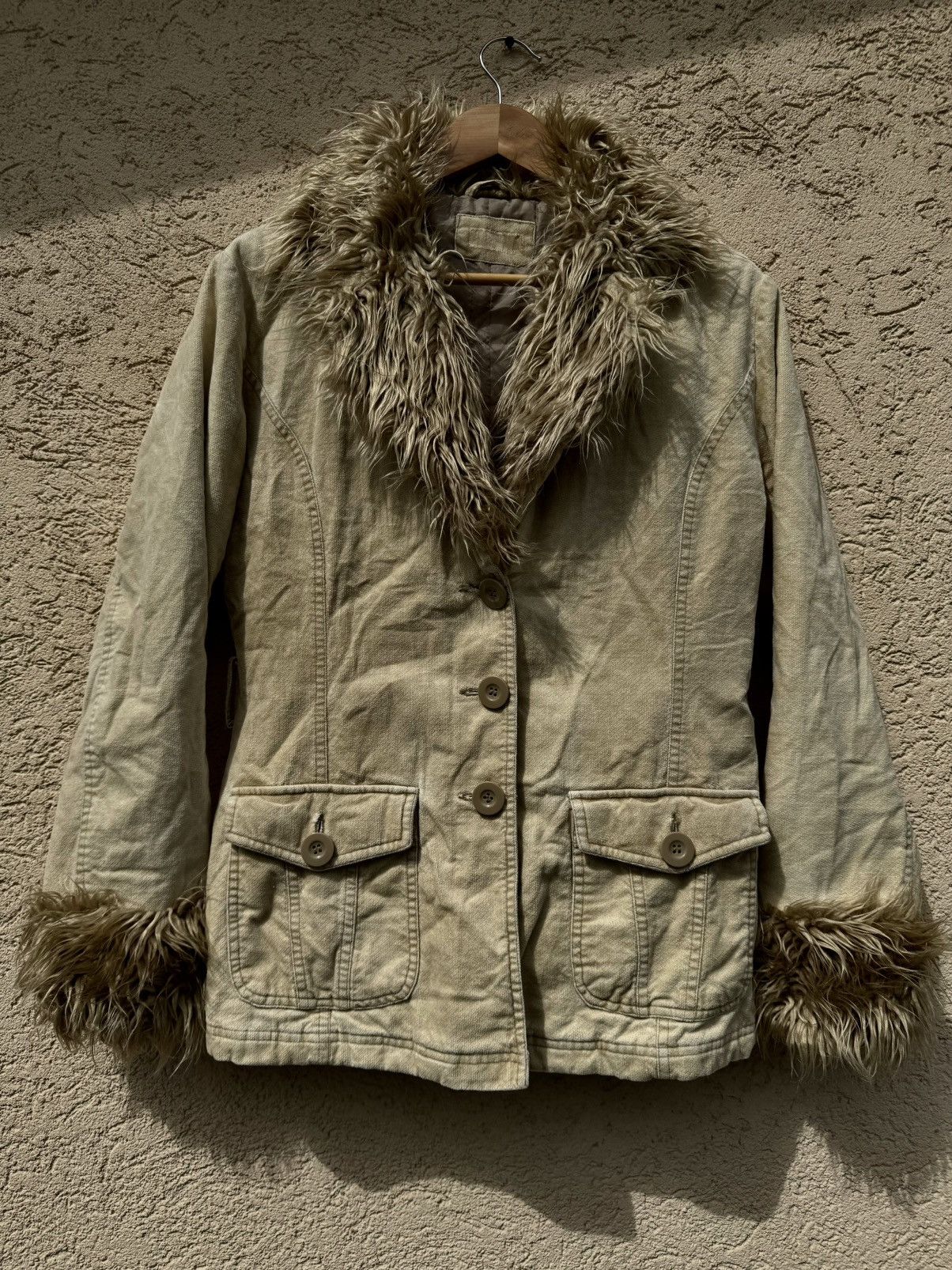 14th Addiction Vintage 00s Fur Jacket Size US S / EU 44-46 / 1 - 4 Thumbnail