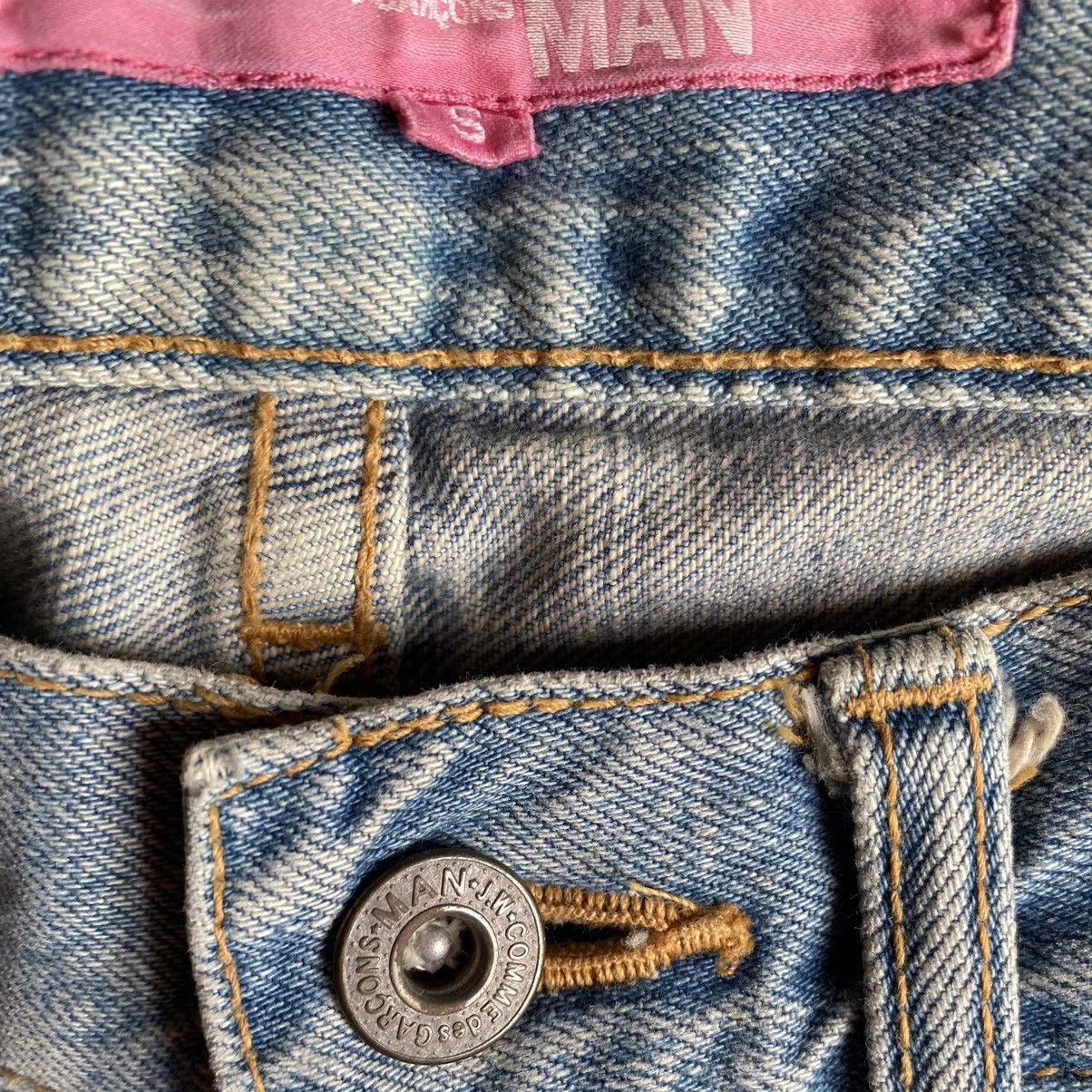 Comme des Garcons Junya Watanabe Crash Denim Size US 31 - 5 Thumbnail