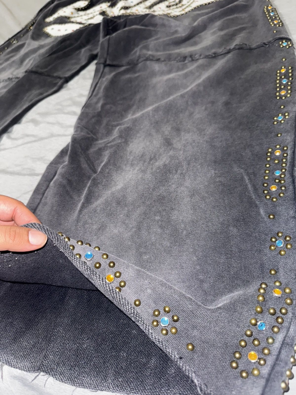 Vale VALE FOREVER “SKITTLES” DISTRESSED SWEATPANTS in XL Size US 40 / EU 56 - 6 Thumbnail