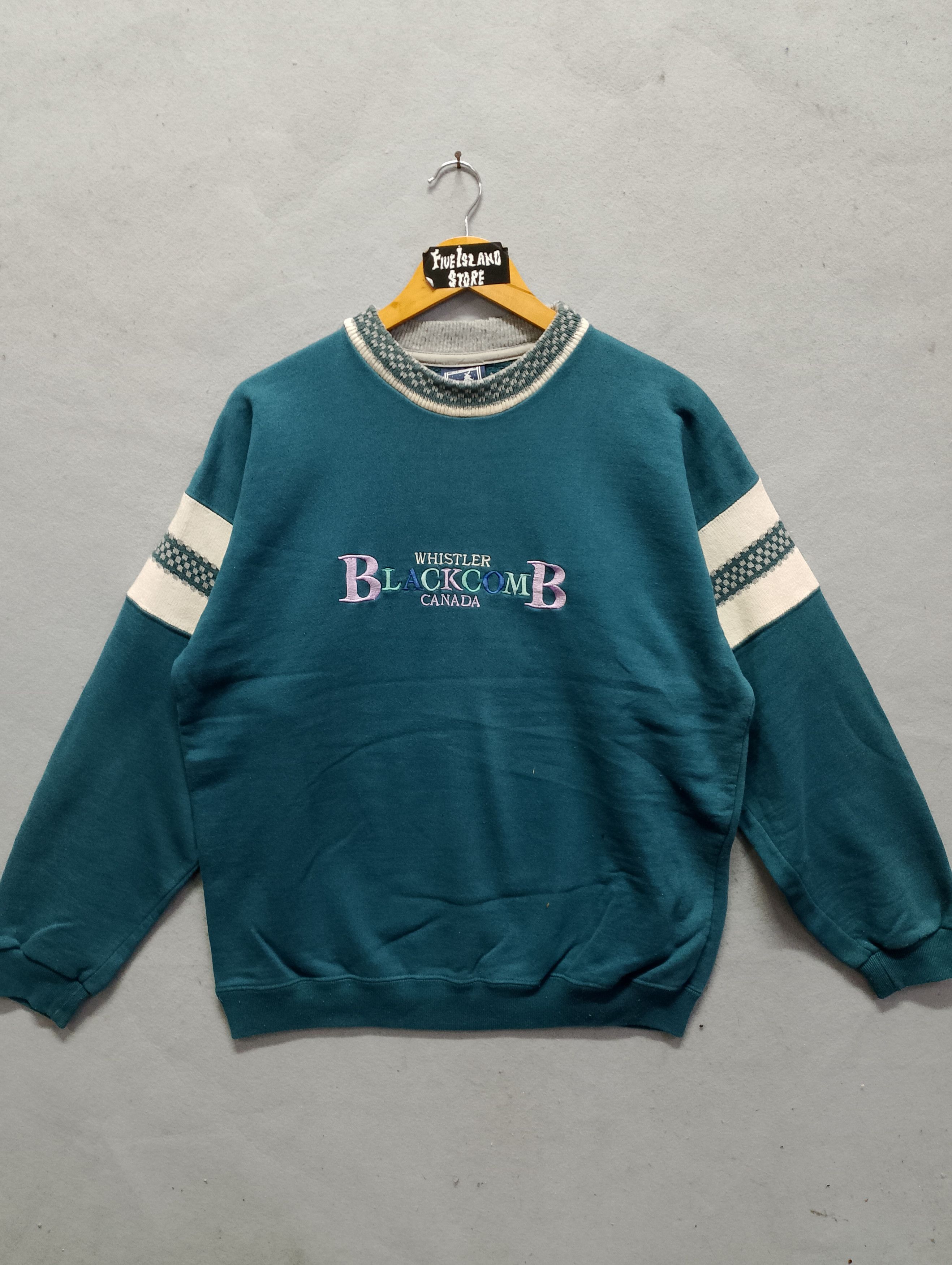 Vintage Vintage Whistler Blackcomb Canada Crewneck Sweatshirt Size US M / EU 48-50 / 2 - 2 Thumbnail