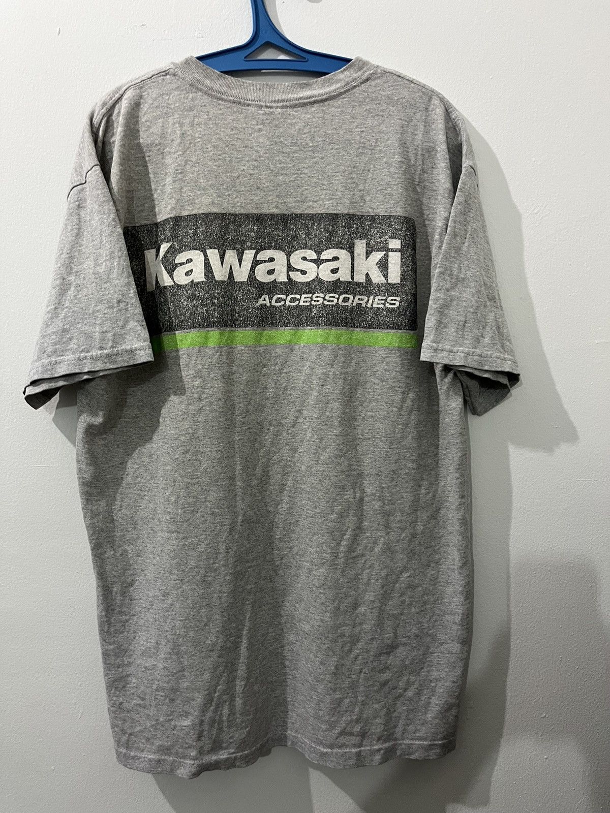 Vintage Vintage 90s KAWASAKI Accesories Big Logo Motorsports Japan Size US L / EU 52-54 / 3 - 1 Thumbnail