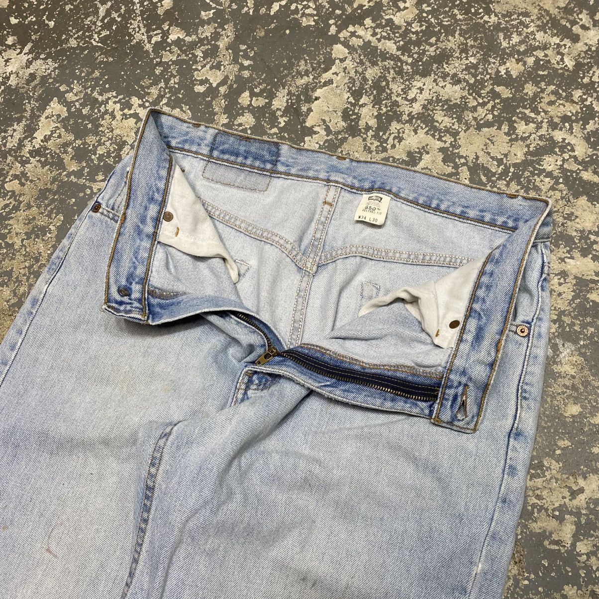 Japanese Brand × Levi's × Vintage Vintage Levis 550 Light Wash Relaxed Fit Denim Jeans 90s Size US 33 - 10 Thumbnail