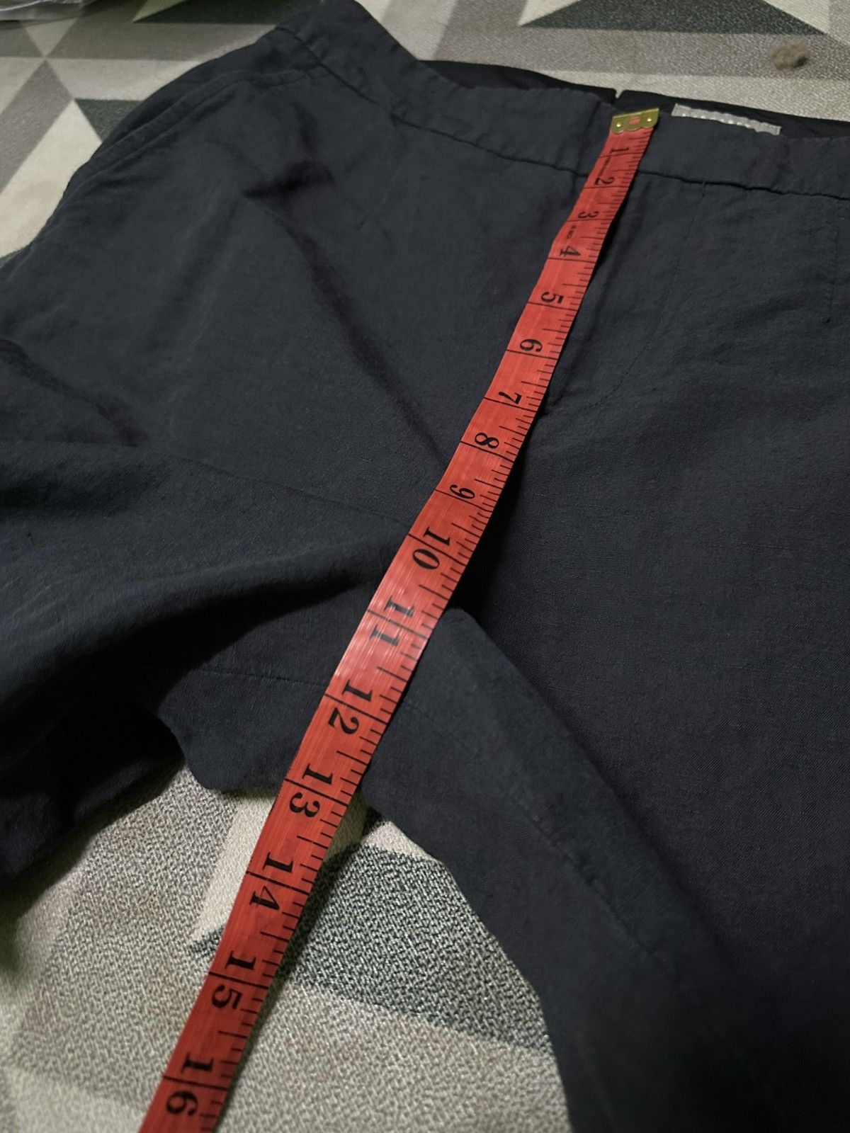 Margaret Howell Margaret howell Women's Linen Blend Crop Wide Pants in black Size 29" - 12 Thumbnail