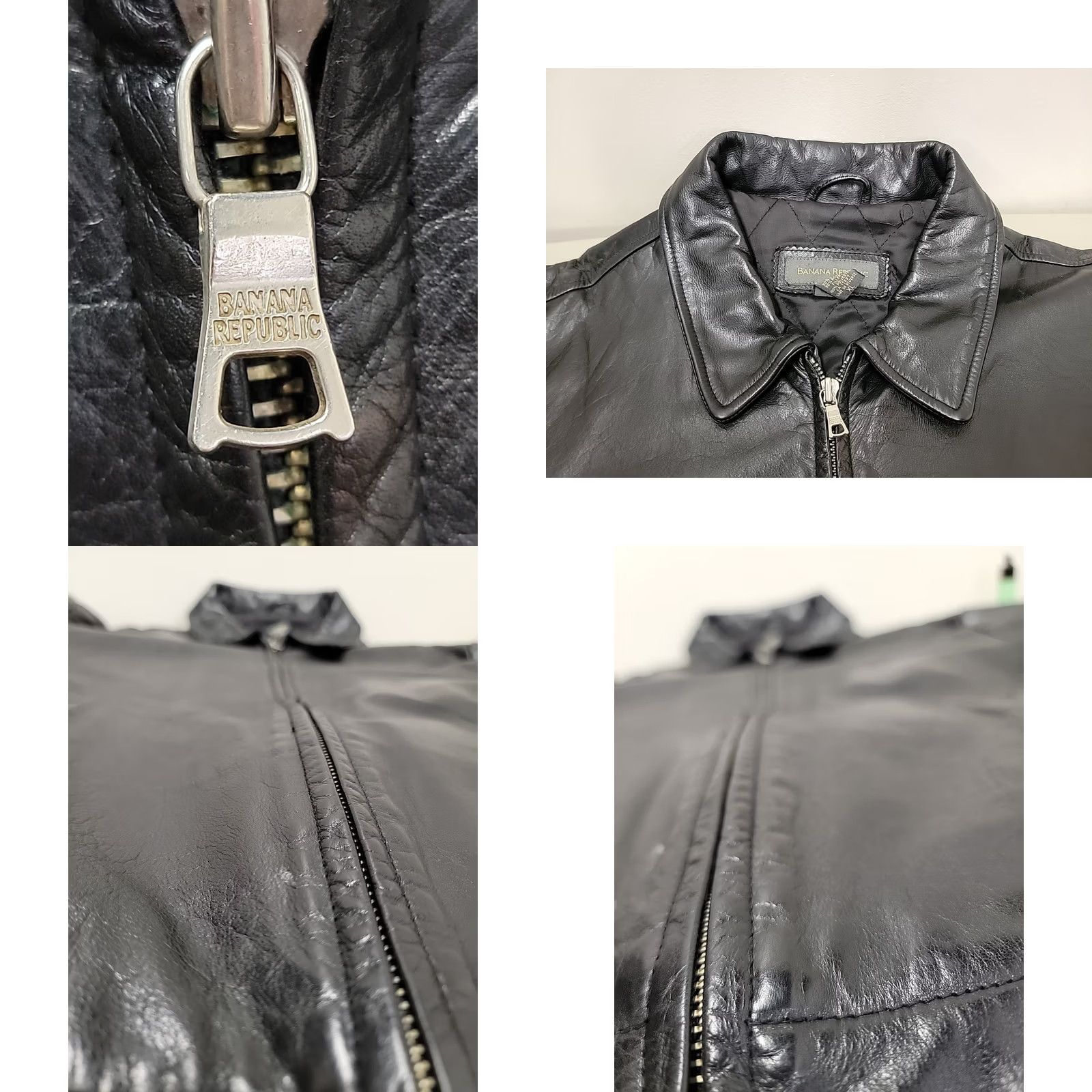 Banana Republic Banana Republic Jacket Size XL Black Genuine Leather Mens Size US XL / EU 56 / 4 - 9 Thumbnail