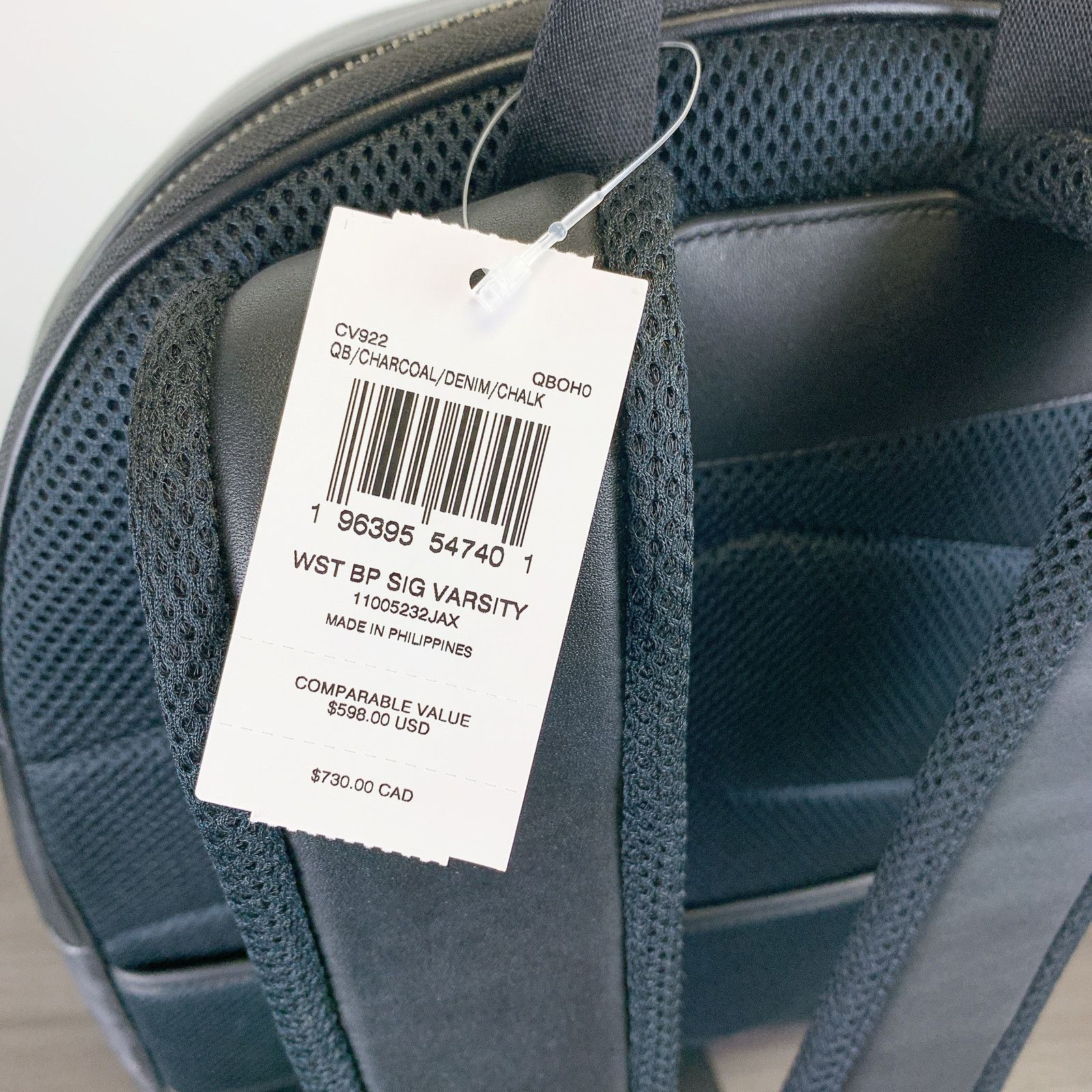 Coach Coach Cv922 West Backpack Varsity Stripe /Denim/Chalk Size ONE SIZE - 5 Thumbnail