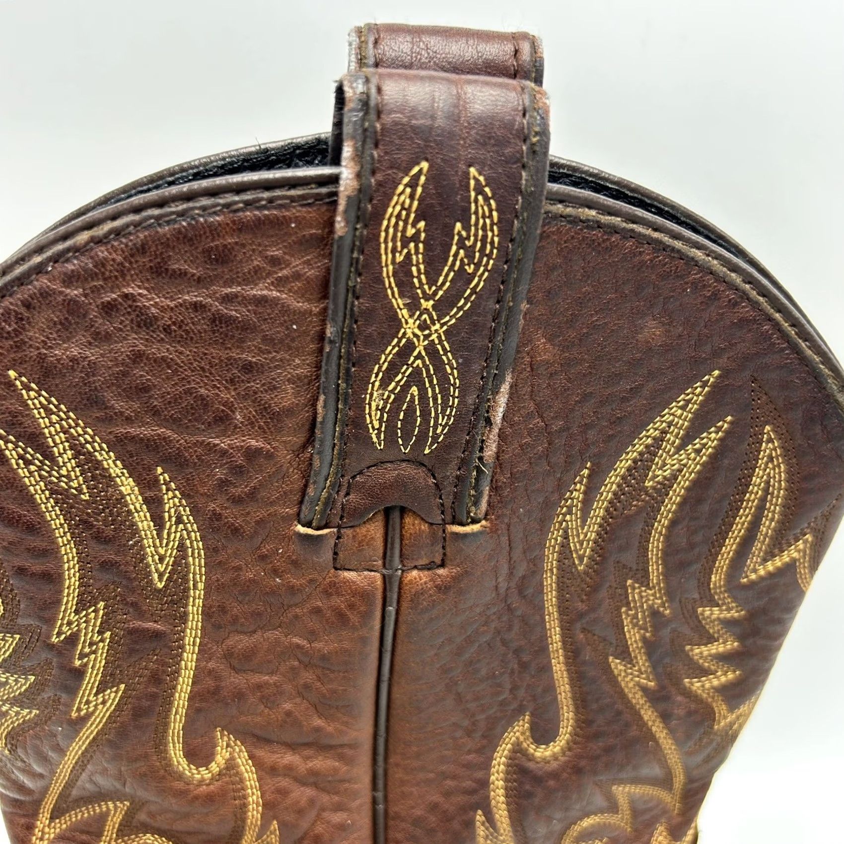 Vintage VINTAGE JB Dillon Cowboy Boots Womens 10 M Brown Leather Western Cowgirl JBW1691 Read Size US 10 / IT 40 - 6 Thumbnail