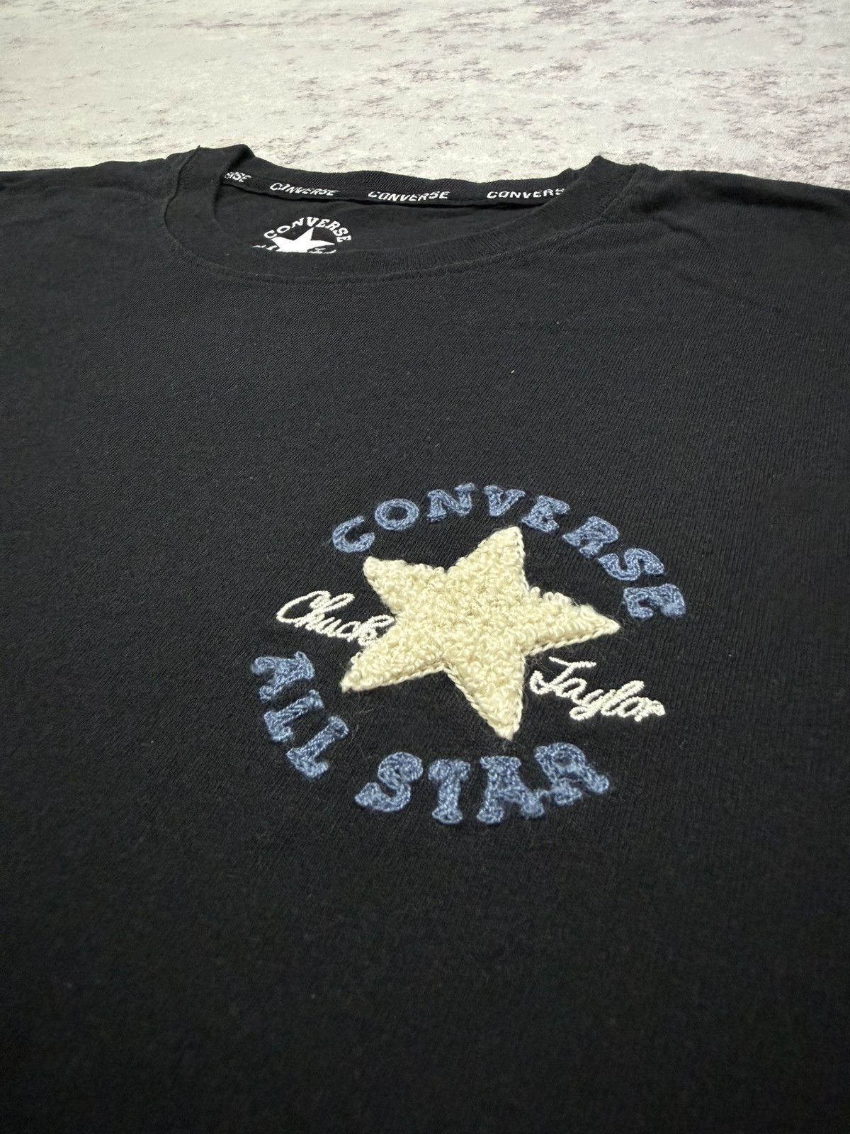 Converse Vintage Y2K Converse Velvet Small logo Longsleeve Tshirt Size US S / EU 44-46 / 1 - 5 Thumbnail