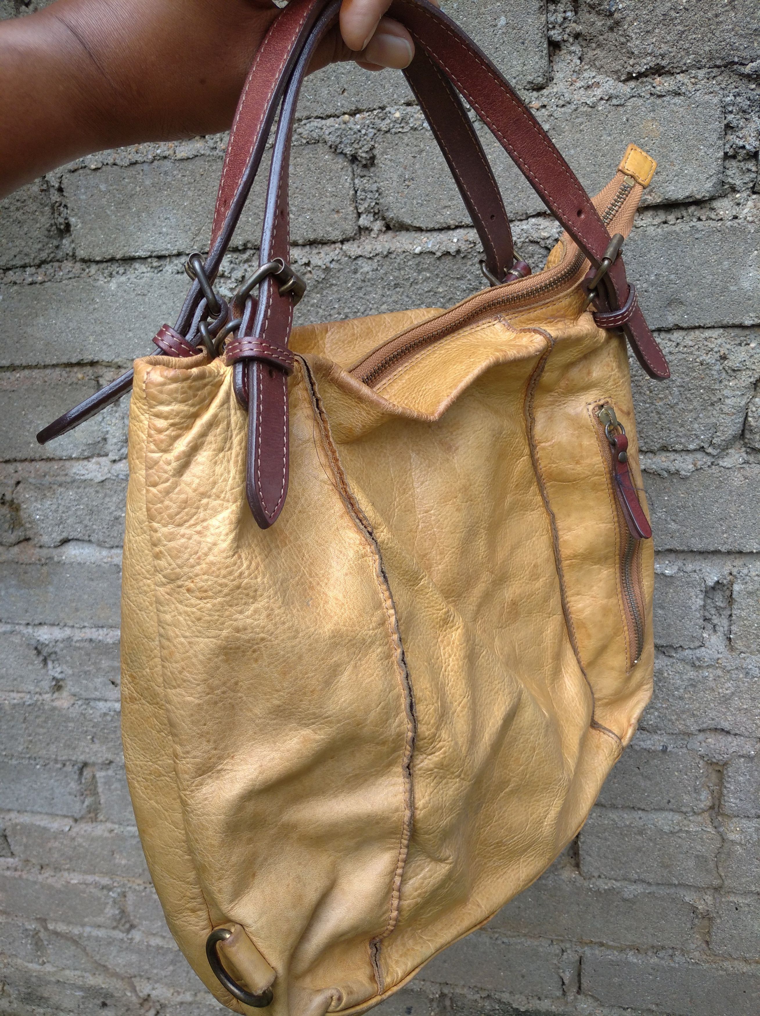 Japanese Brand × Leather Leather tote bag Japanese brand Size ONE SIZE - 2 Thumbnail