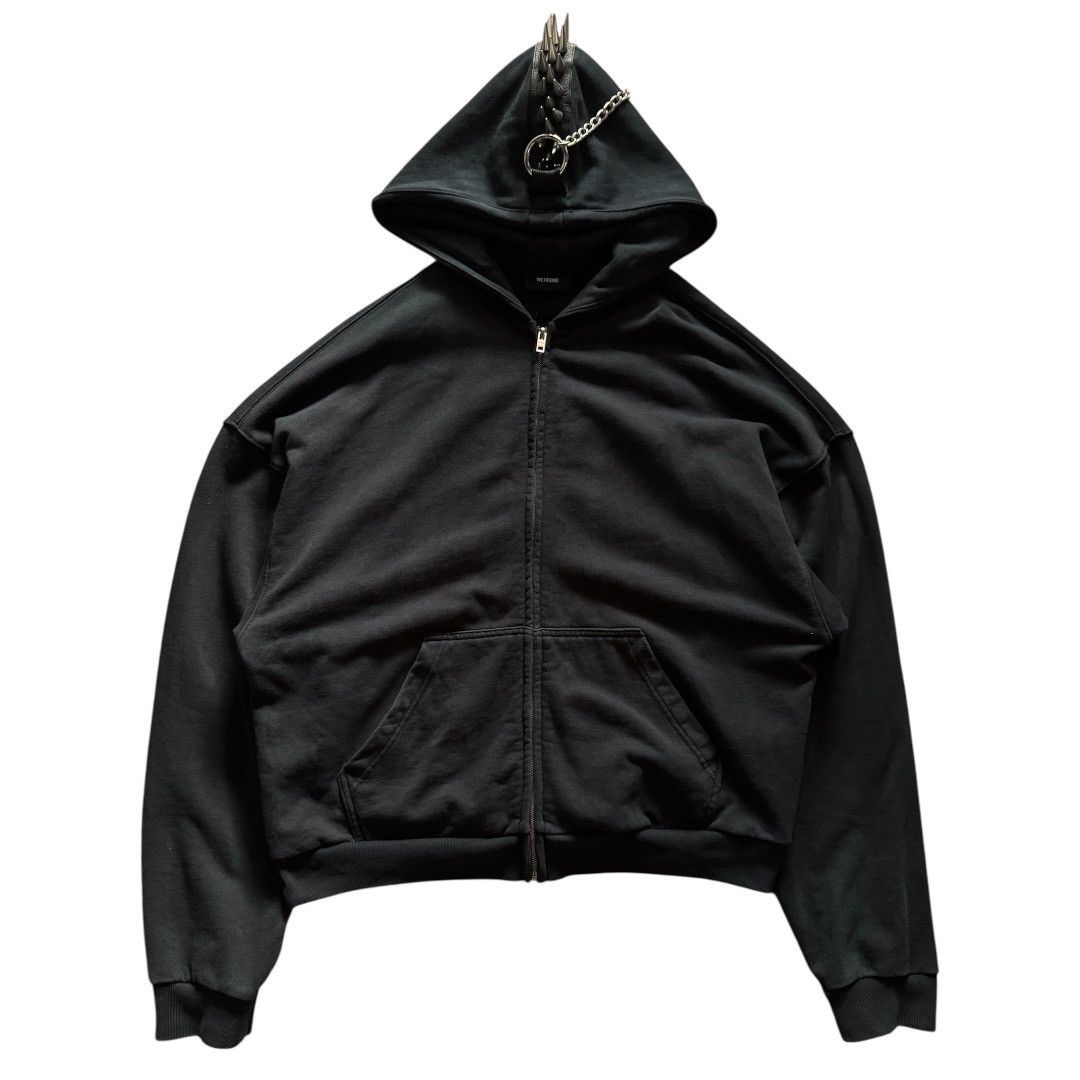 WE11DONE We11done Metal Mohawk Spike Black Zip-Up Hoodie Size US L / EU 52-54 / 3 - 1 Thumbnail