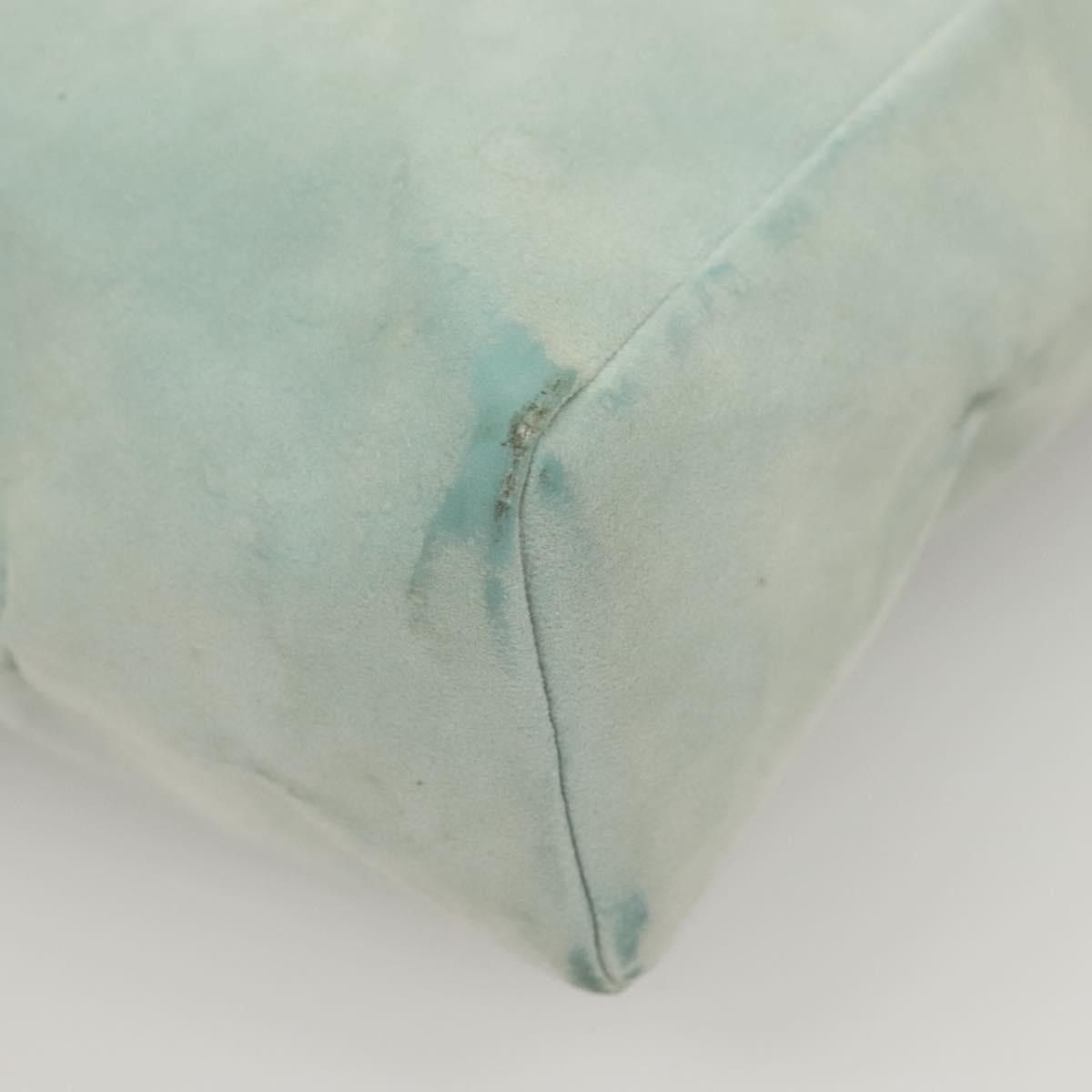 Gucci GUCCI Hand Bag Suede Light Blue Black 002 002 Size ONE SIZE - 14 Thumbnail