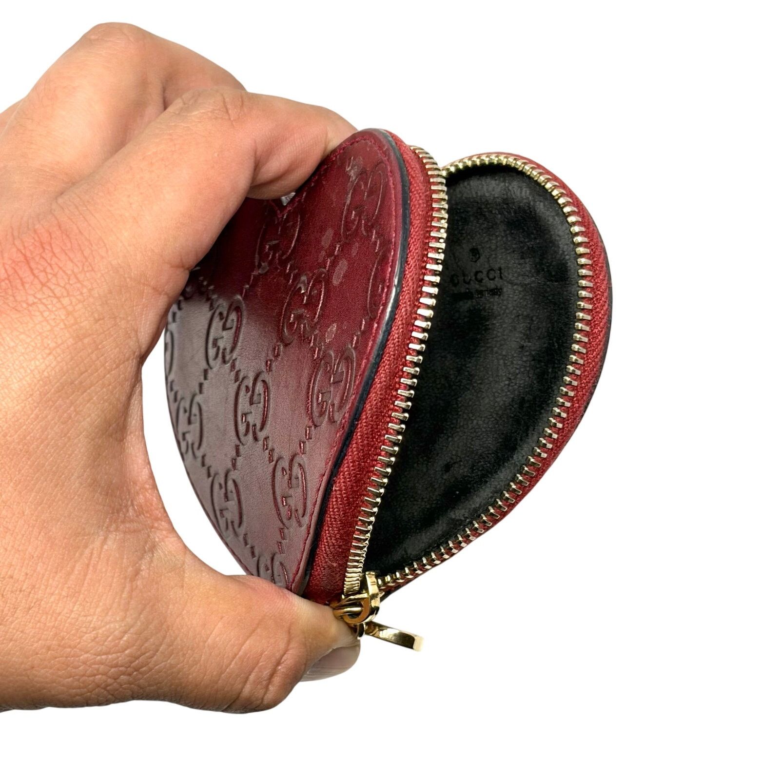 Gucci Gucci Heart Zipper Wallet Size ONE SIZE - 3 Thumbnail
