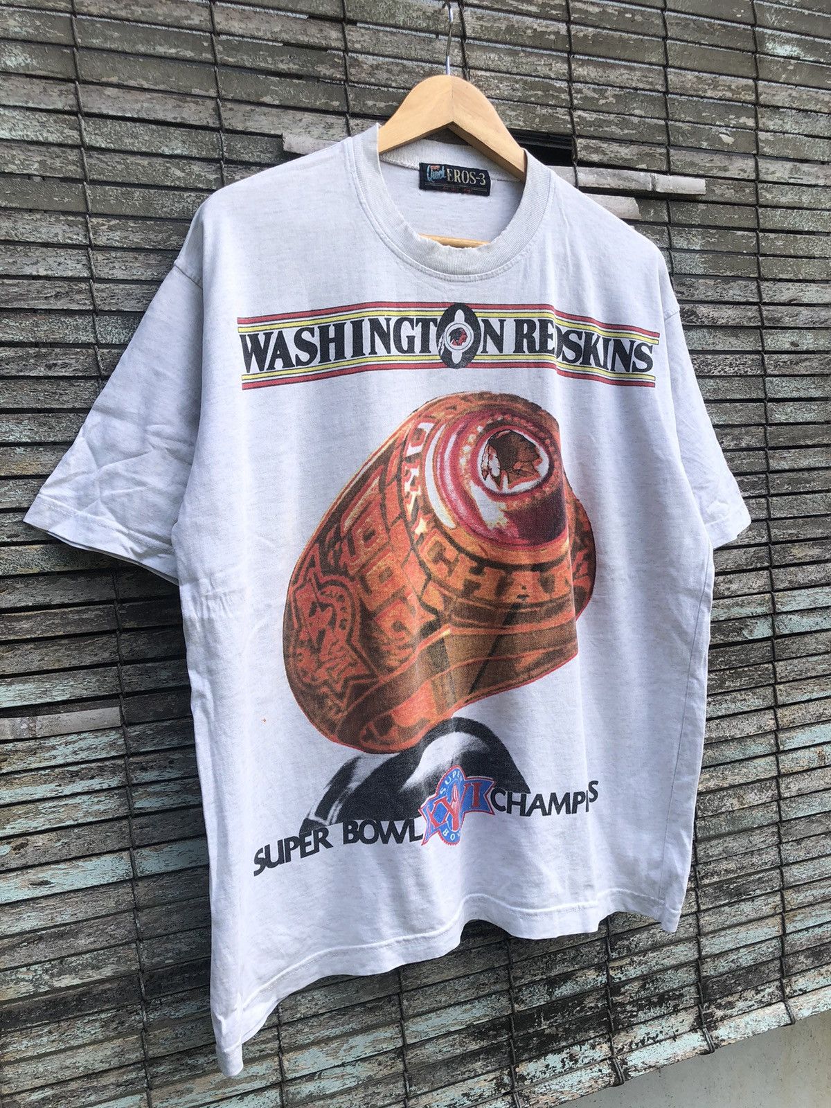 Vintage Vintage 90s NFL Washington Redskin Superbowl XXVI Champions Size US L / EU 52-54 / 3 - 3 Thumbnail