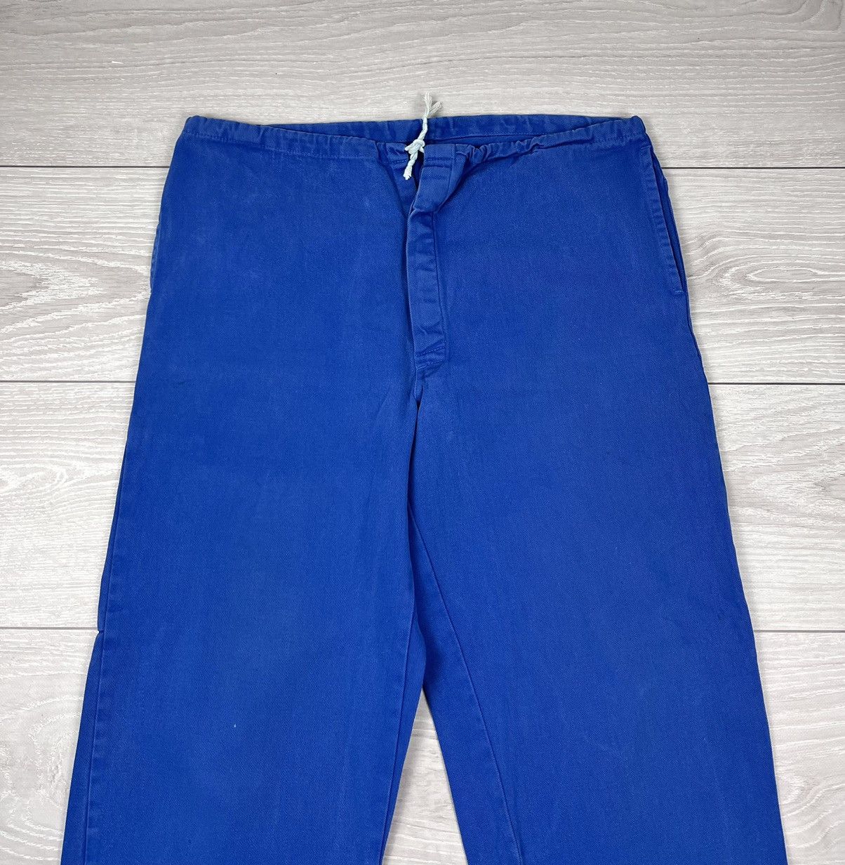 Le Laboureur Le Laboureur Vintage 70s French Blue Work Pants Size US 36 / EU 52 - 4 Thumbnail