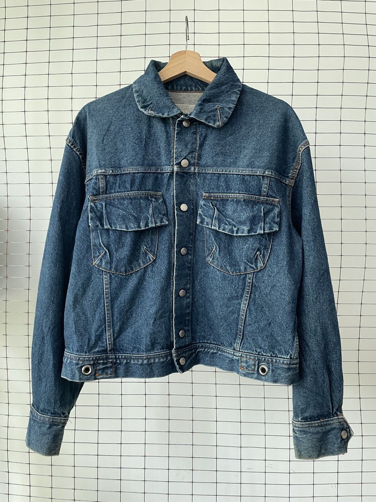 45rpm × Japanese Brand Vintage 45RPM Denim Jacket Size XS / US 0-2 / IT 36-38 - 1 Thumbnail