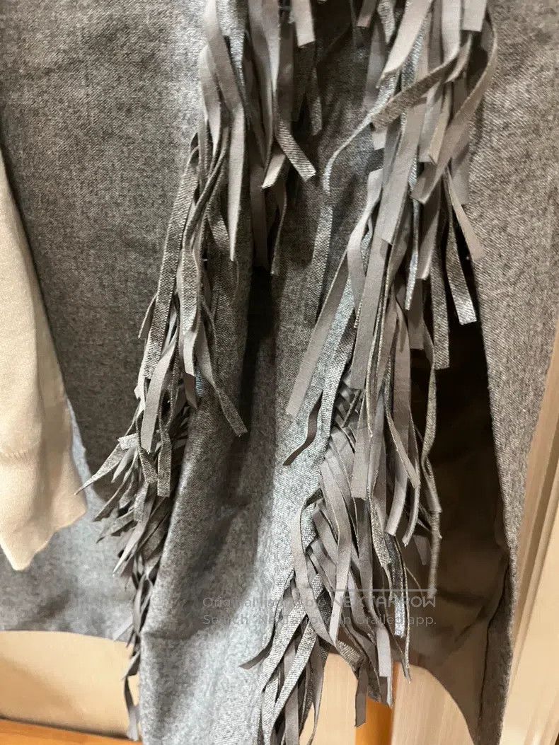 Brunello Cucinelli Brunello Cucinelli Fringed Wool Long Skirt Size 26" / US 2 / IT 38 - 5 Thumbnail