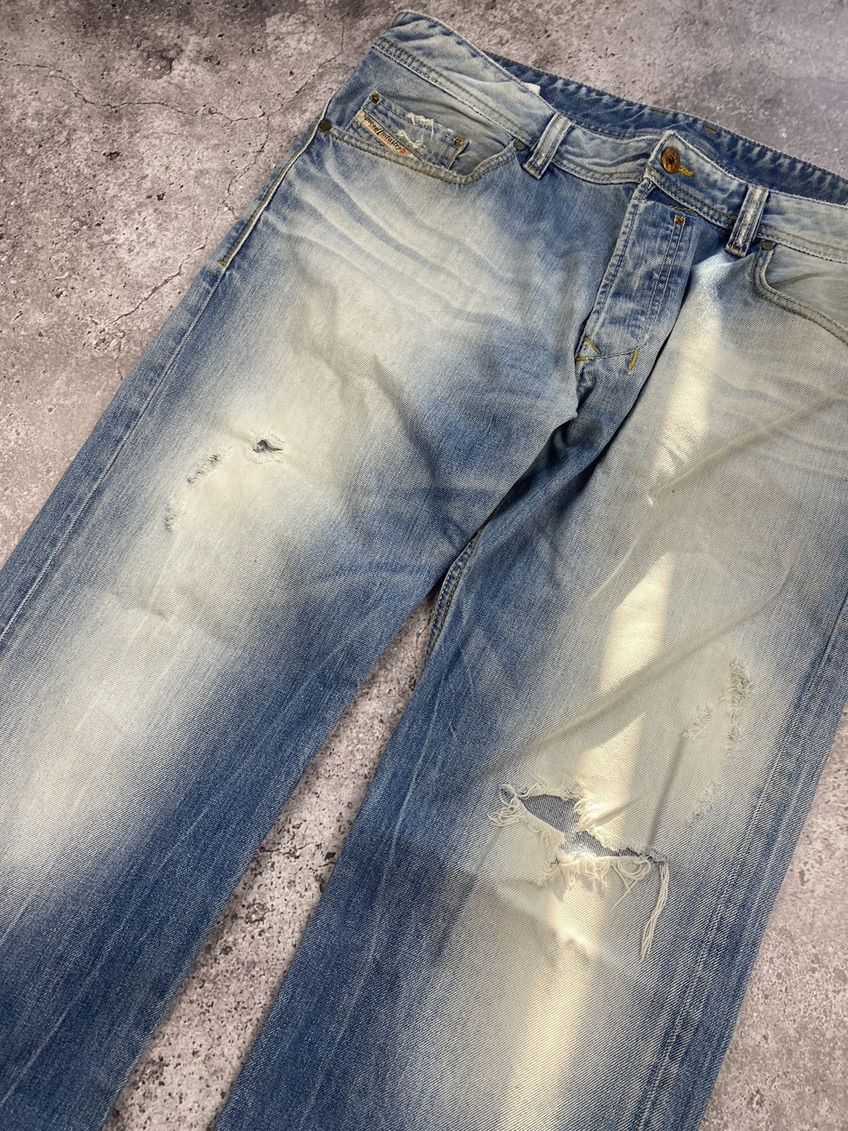 Diesel Vintage Diesel Junya Watanabe Baggy distressed Japan jeans😊 Size US 36 / EU 52 - 7 Thumbnail