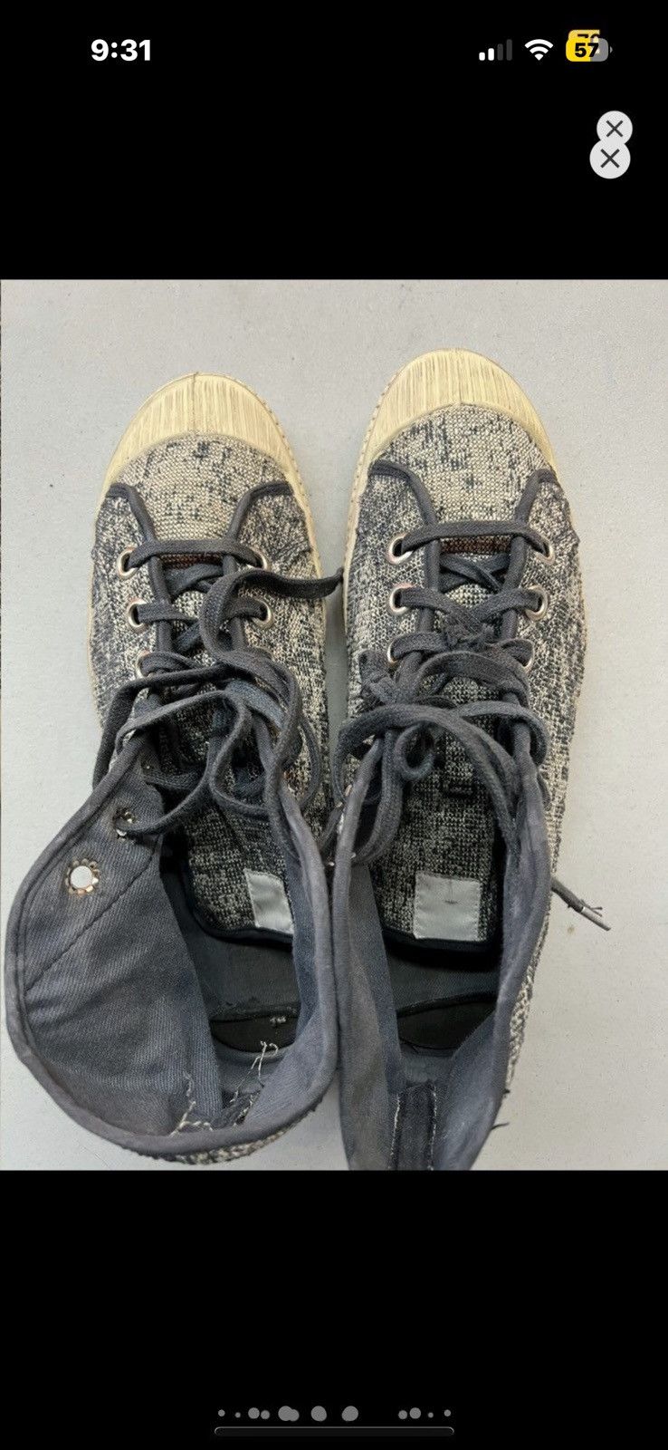 Matthew Miller ***FINAL DROP***RARE MATTHEW MILLER X NOVESTA HIGH TOP 43/10 Size US 10.5 / EU 43-44 - 9 Thumbnail