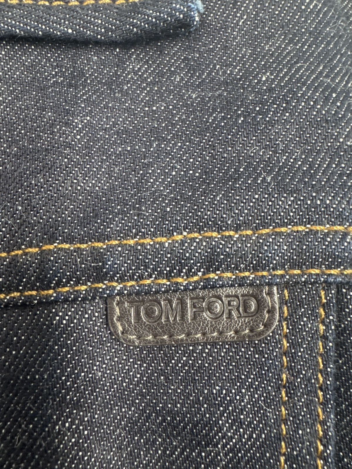 Tom Ford TOM FORD Indigo Rinse Denim Jacket Size US XXL / EU 58 / 5 - 3 Thumbnail