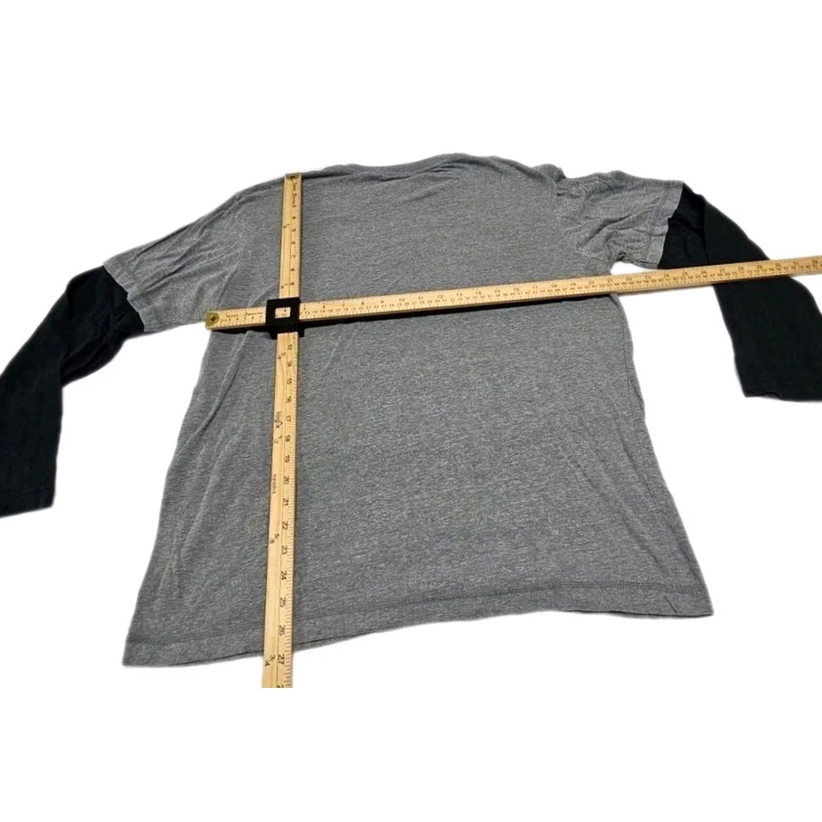 NFL NFL New Orleans Saints Long Sleeve T-Shirt Men’s L Gray Black Team Apparel Size US L / EU 52-54 / 3 - 8 Thumbnail