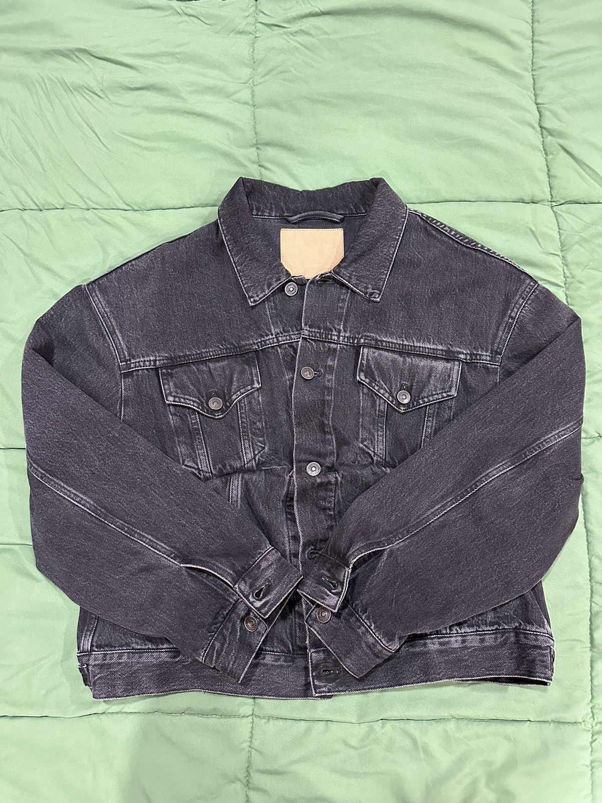 Pre-owned Balenciaga Swing Denim Jacket Fw 2016 In Black