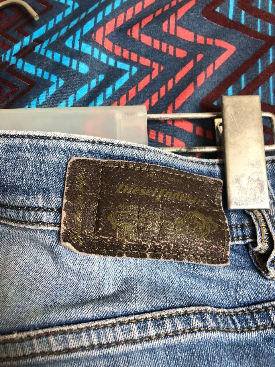 Diesel × Vintage Vintage Y2K Diesel jeans denim faded stretwear style size 29 Size 29" - 5 Thumbnail