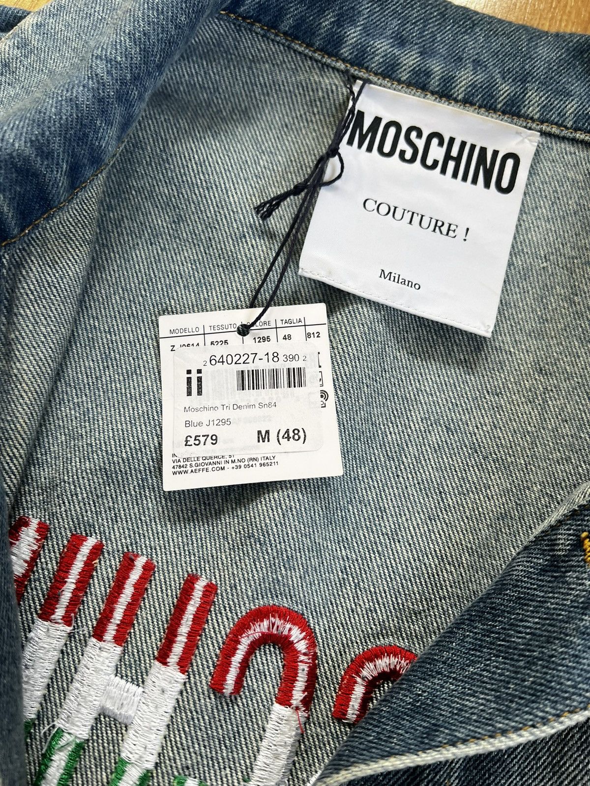 Moschino Moschino Denim Jacket Size US M / EU 48-50 / 2 - 4 Thumbnail