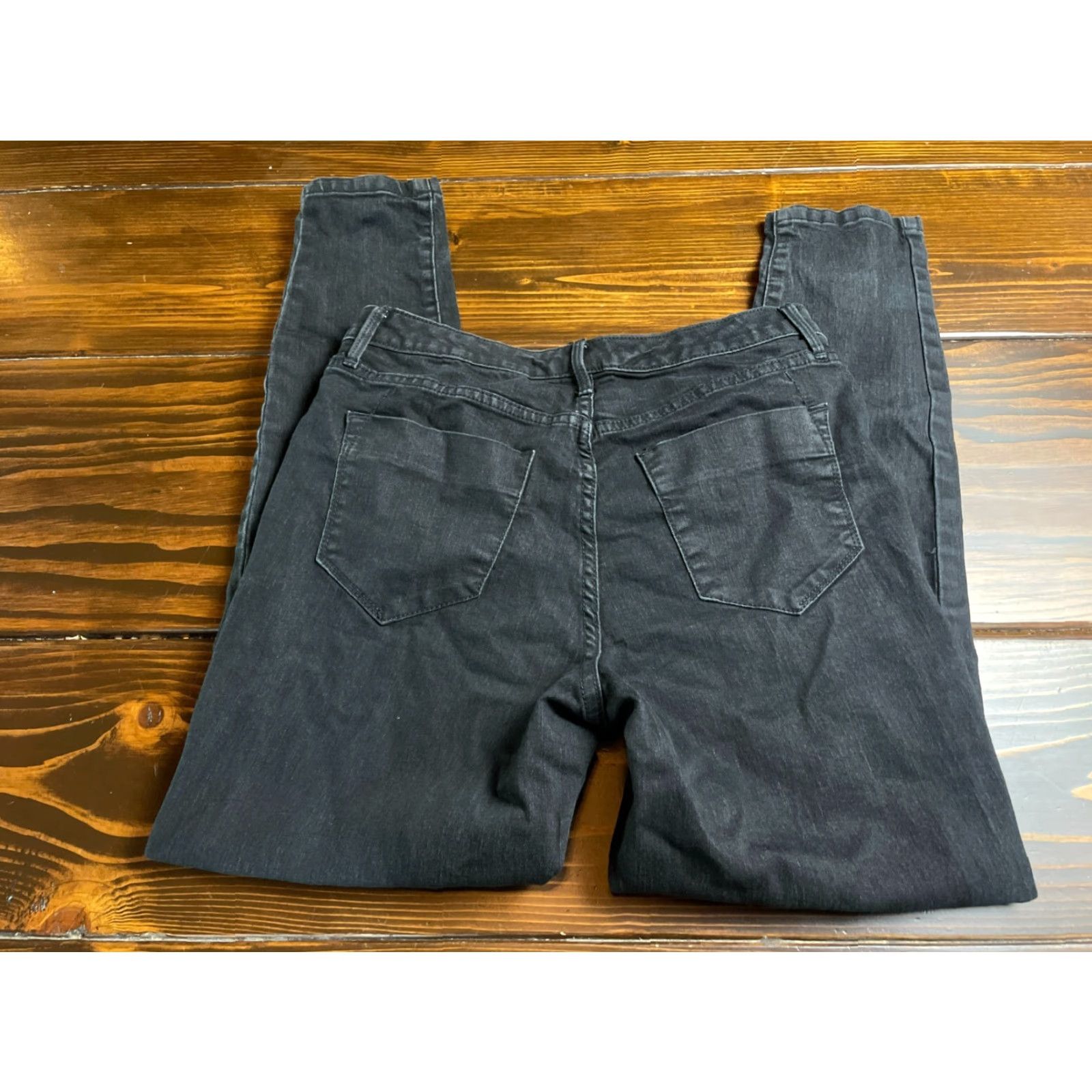 Mossimo Mossimo Jeans Women's 10 Black Ankle Zip High Waist Skinny Denim Jeans Women Sizes 10 Black Ankle Zip High Waist Skinny Denim Jeans Mossimo Size 32" / US 10 / IT 46 - 2 Thumbnail