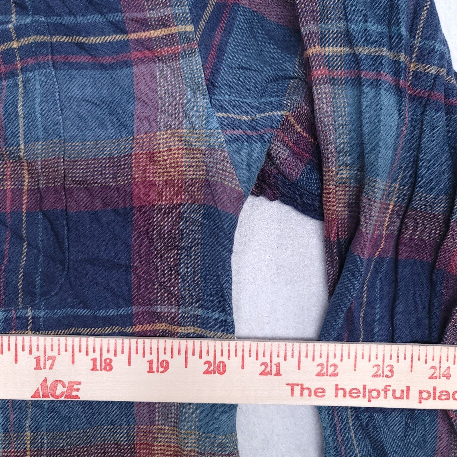 Consensus Sportswear Consensus Madras Flannel Casual Shirt Men Size Medium M Blue Size US M / EU 48-50 / 2 - 8 Thumbnail