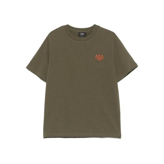 A.P.C. Men T-Shirts COHBU M26388 JMG GREEN
