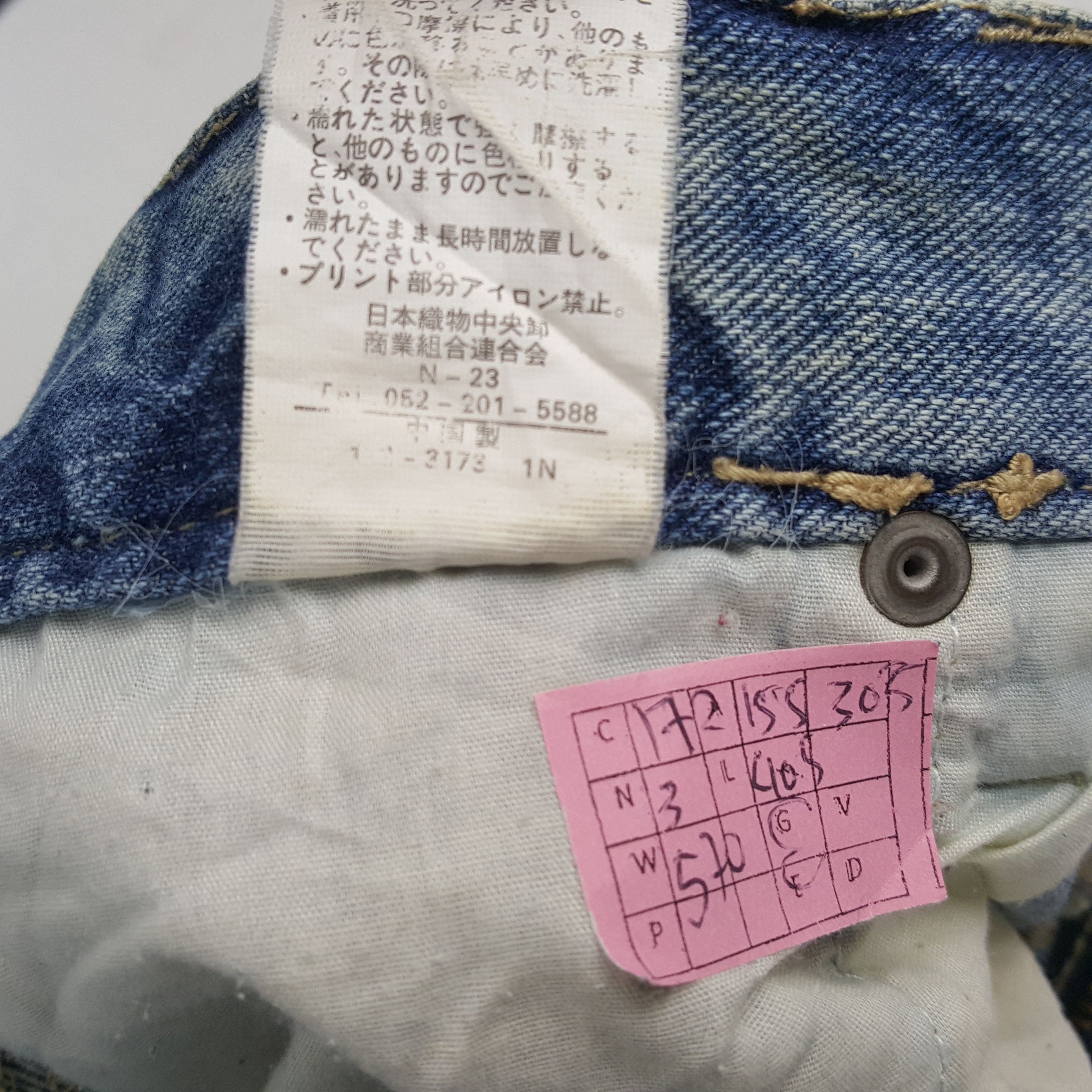 Vintage BACK & FORTH Rock Punk Streetwear Style Jeans Size US 31 - 13 Thumbnail