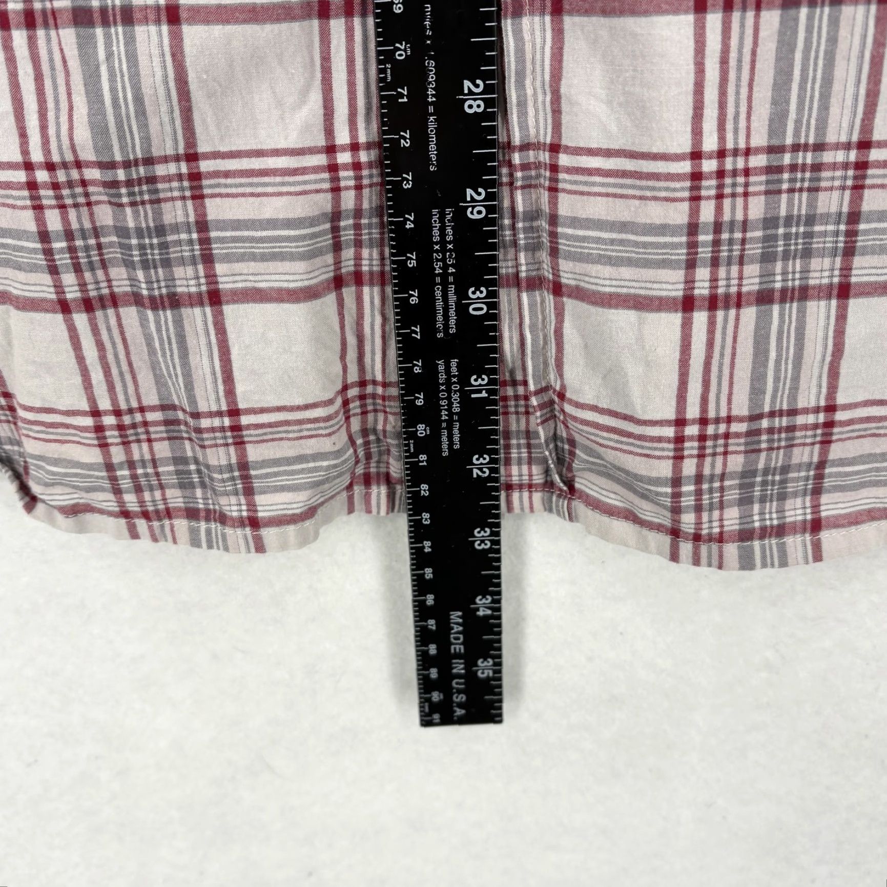 Harley Davidson VINTAGE Harley-Davidson Shirt Mens XL Gray Red Plaid Short Sleeve Button Front Biker Y2K Size US XL / EU 56 / 4 - 7 Thumbnail