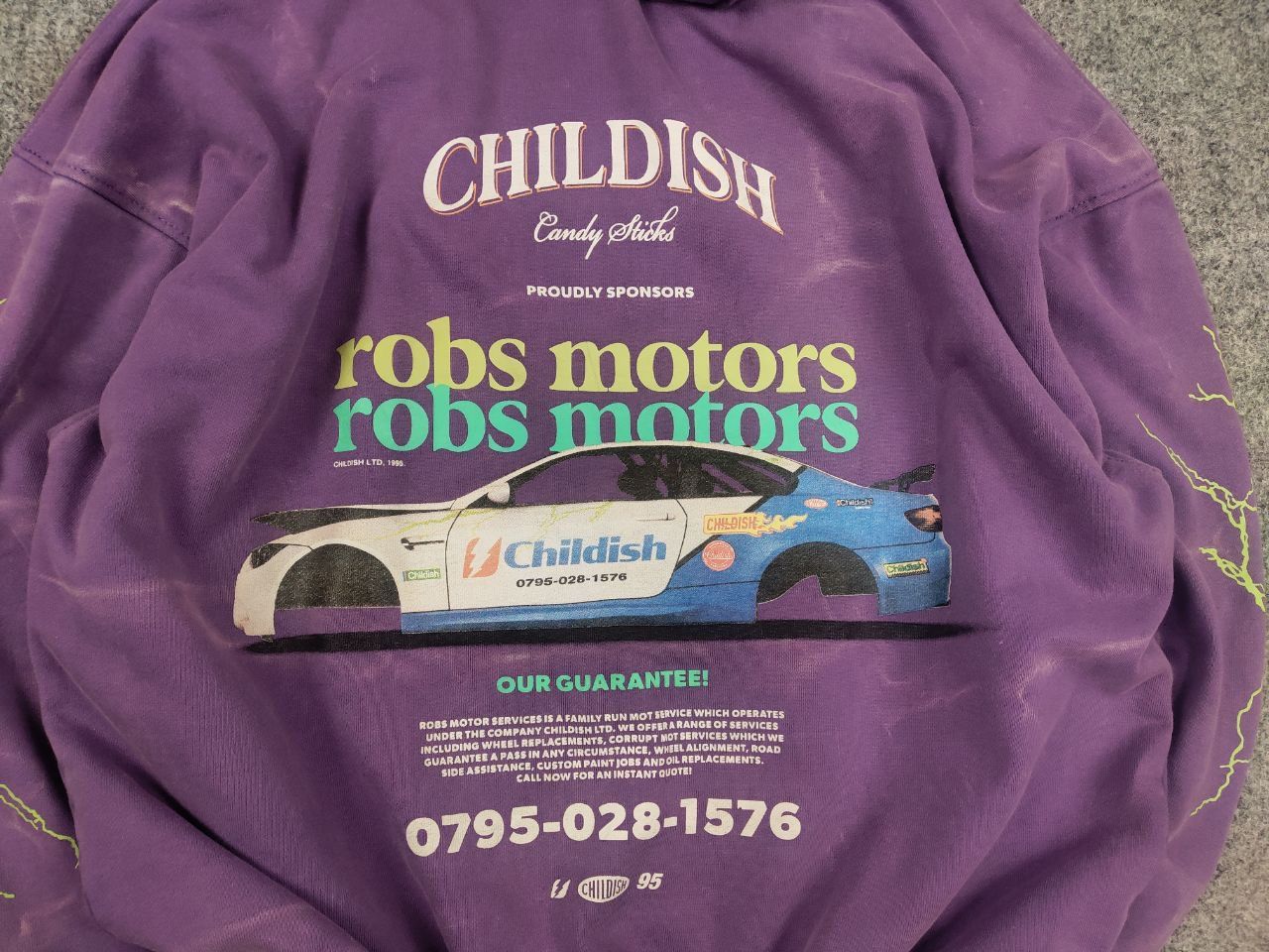 CHILDS Crazy Childish Robs Motors Y2K Vintage Oversized Rap Hoodie Size US M / EU 48-50 / 2 - 5 Thumbnail