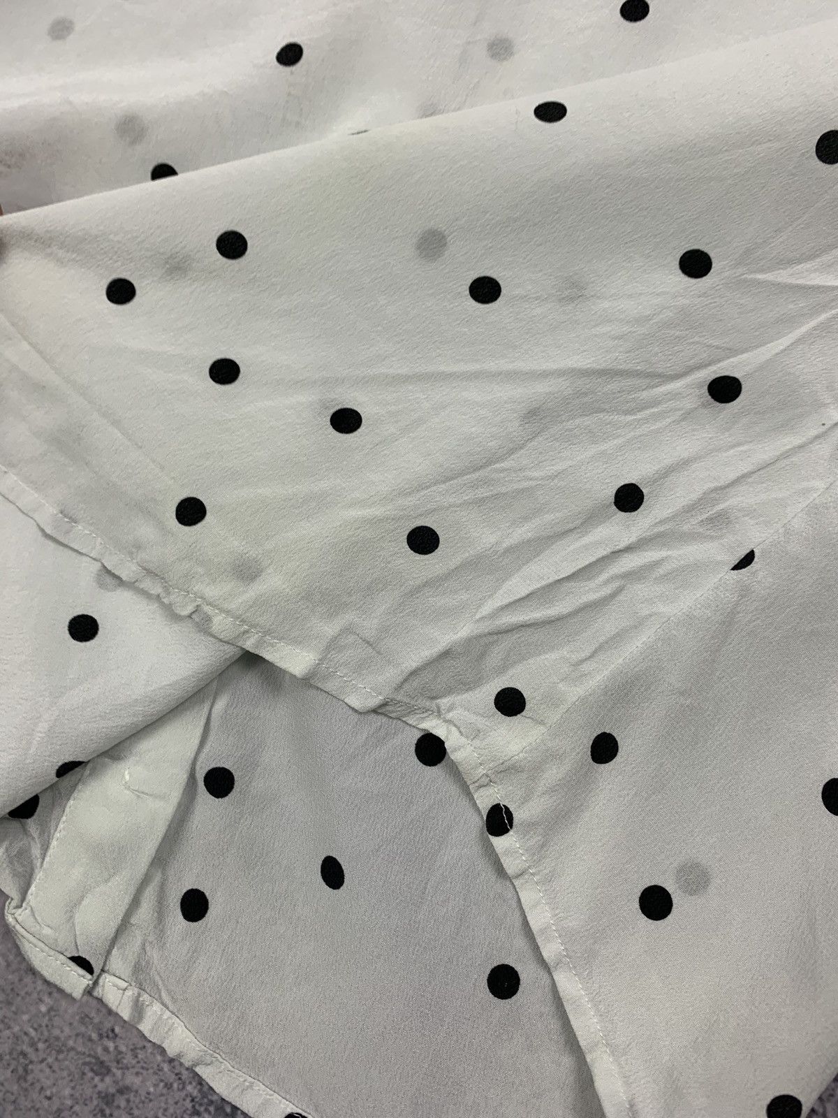 Sezane Sezane Ann Silk Blouse Women's Sz 38 Polka Dot Shirt Blouse Size S / US 4 / IT 40 - 21 Thumbnail