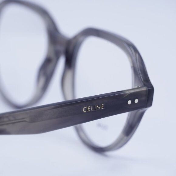 Celine Celine CL50145I 005 Eyeglasses Crystal Black and Grey 52mm Size ONE SIZE - 5 Thumbnail