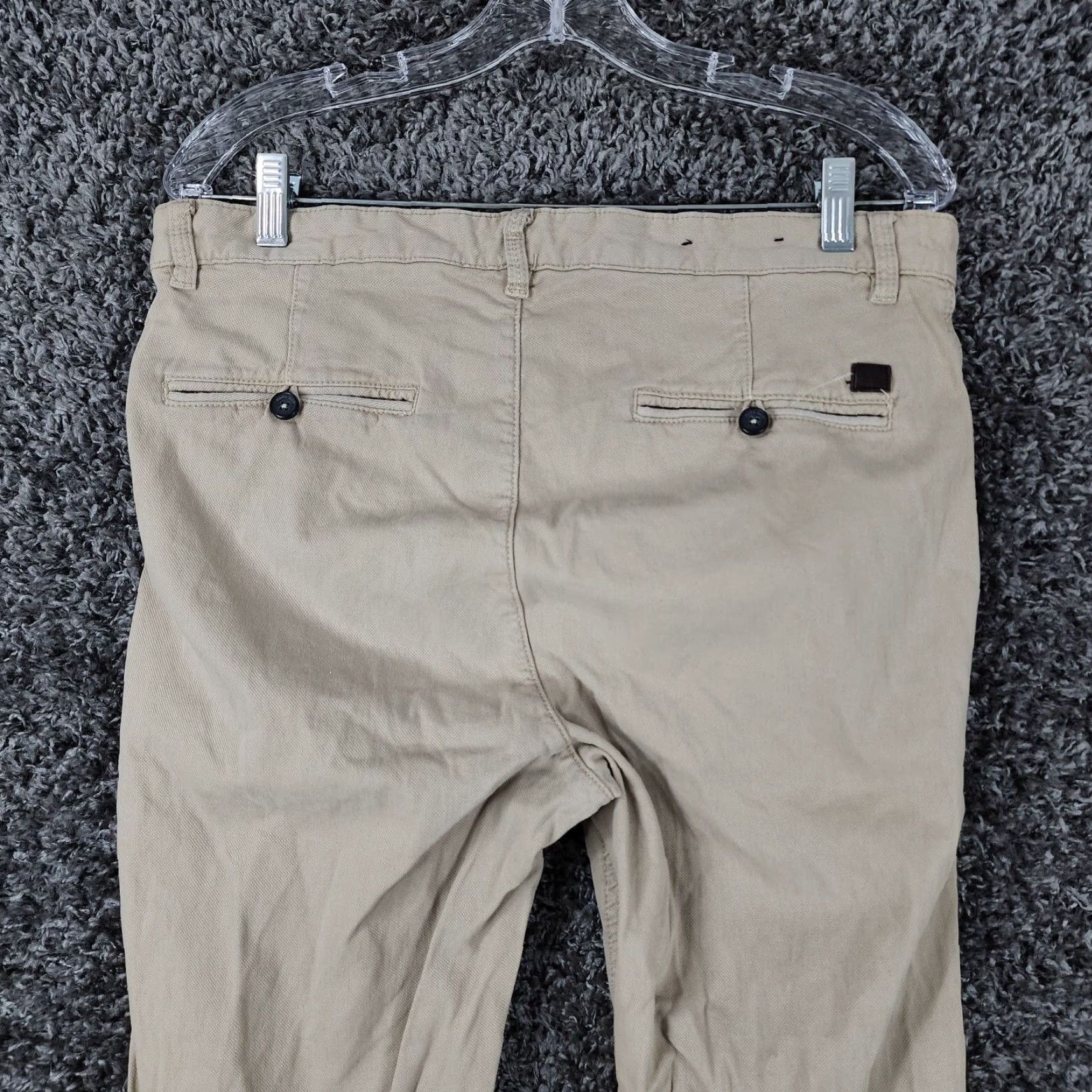 Zara Zara Mens Slim Jeans Beige Cotton Size 32x33 Skinny Mens Size US 32 / EU 48 - 6 Thumbnail