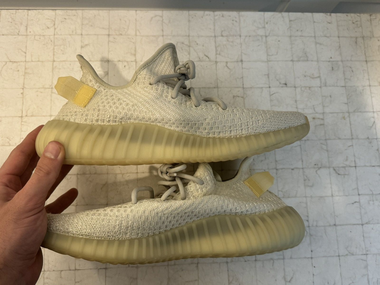 Yeezy Adidas Yeezy Boost 350 V2 light UV activated Size US 11.5 / EU 44-45 - 5 Thumbnail