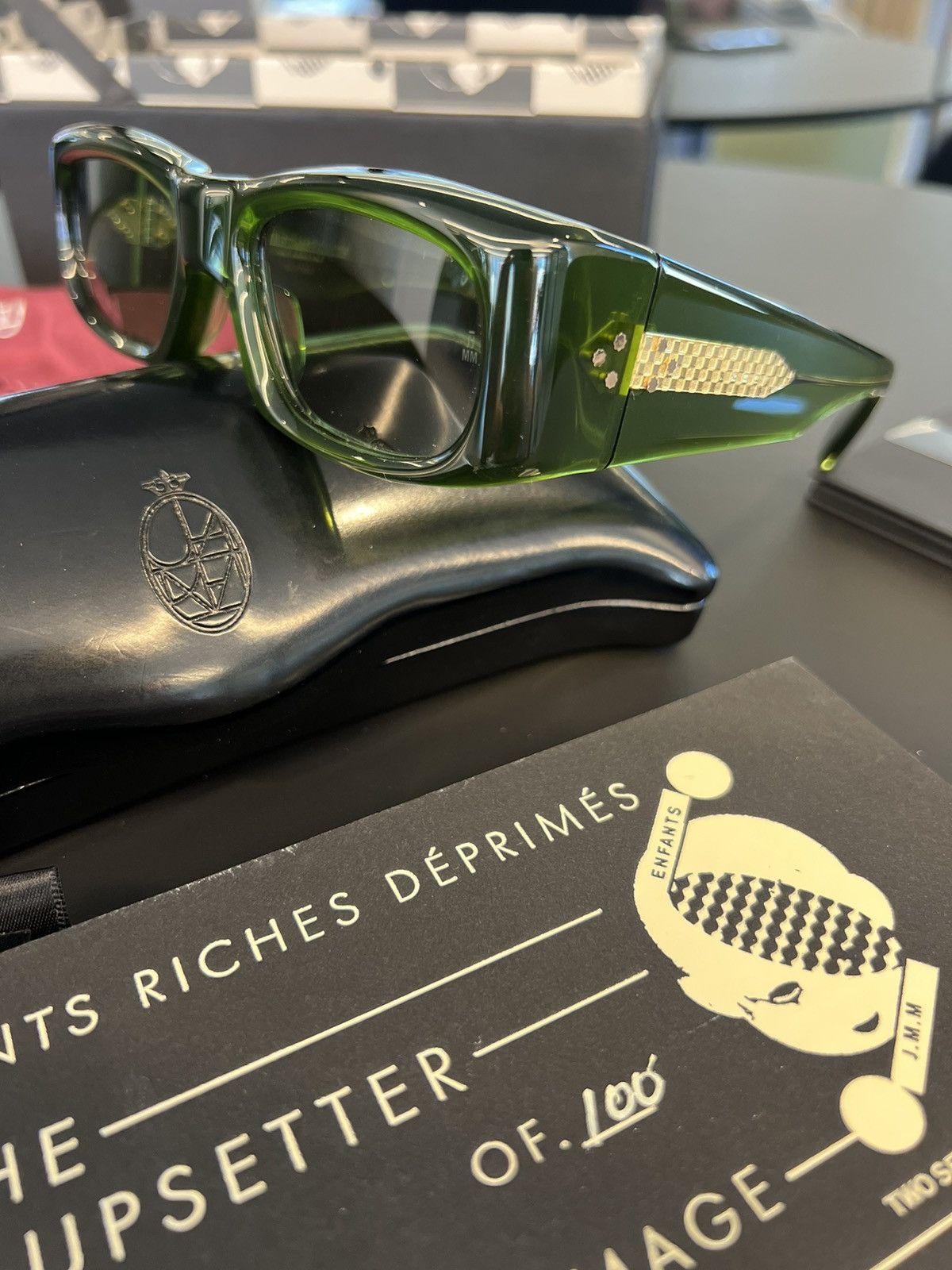 Enfants Riches Deprimes × Jacques Marie Mage Enfant Riches Deprimes The Upsetter Sunglasses Size ONE SIZE - 14 Thumbnail