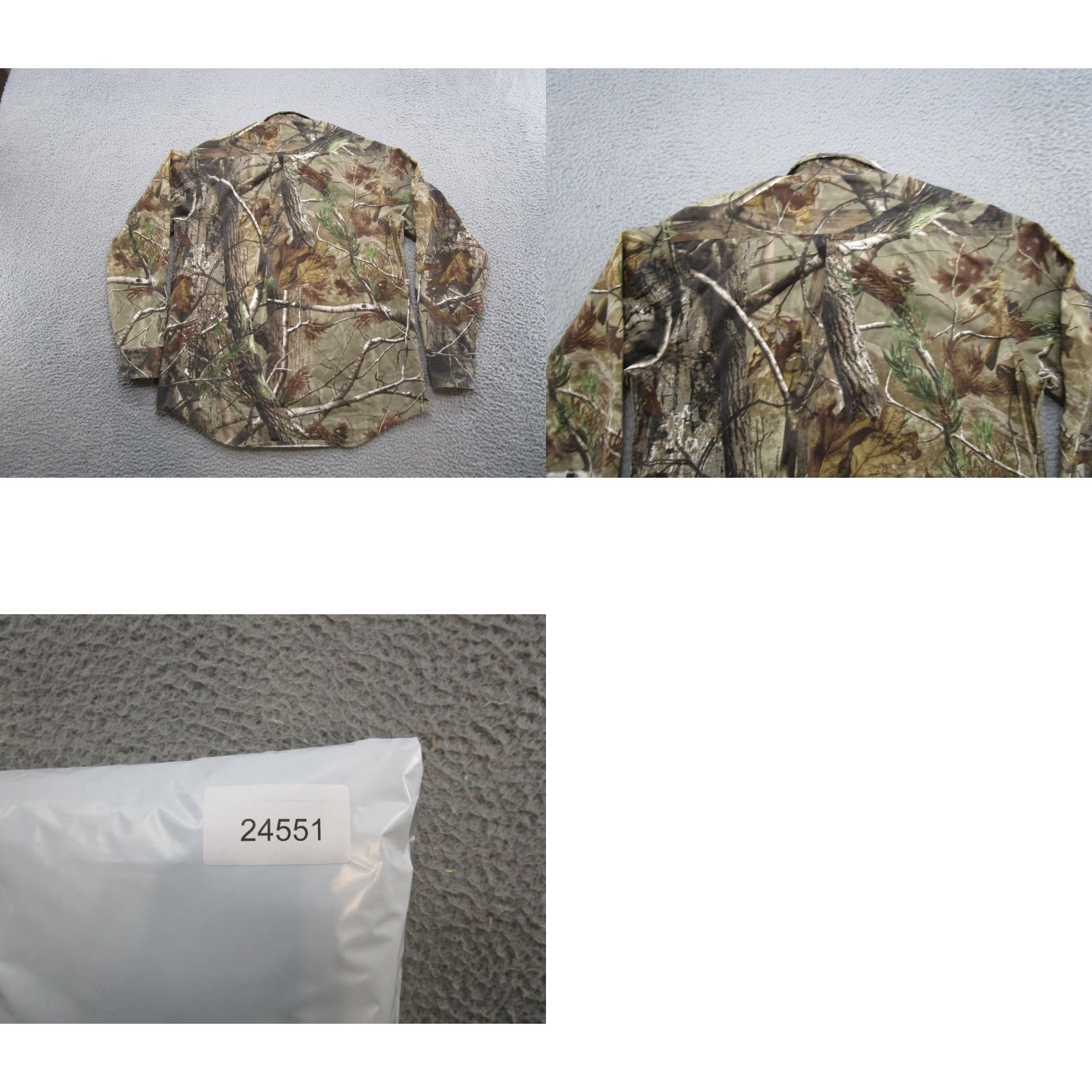 Realtree VINTAGE RealTree Camo Mens Hunting Workwear Cotton Flap Pockets Button Up Shirt Size M Size US M / EU 48-50 / 2 - 8 Thumbnail