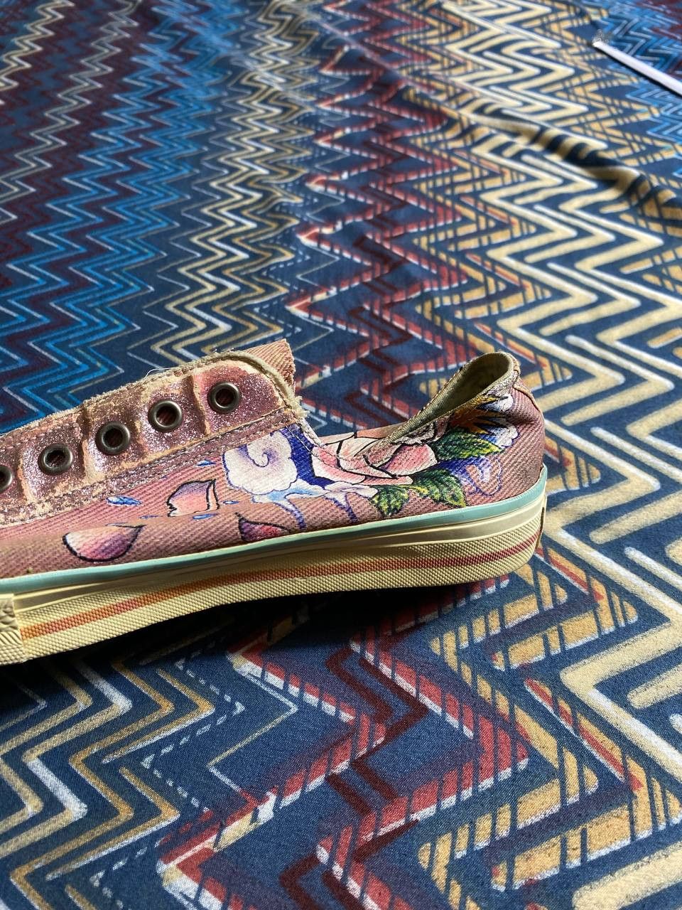 Ed Hardy Ed hardy low top sneakers tattoo stile y2k pink Size US 7 / IT 37 - 11 Thumbnail