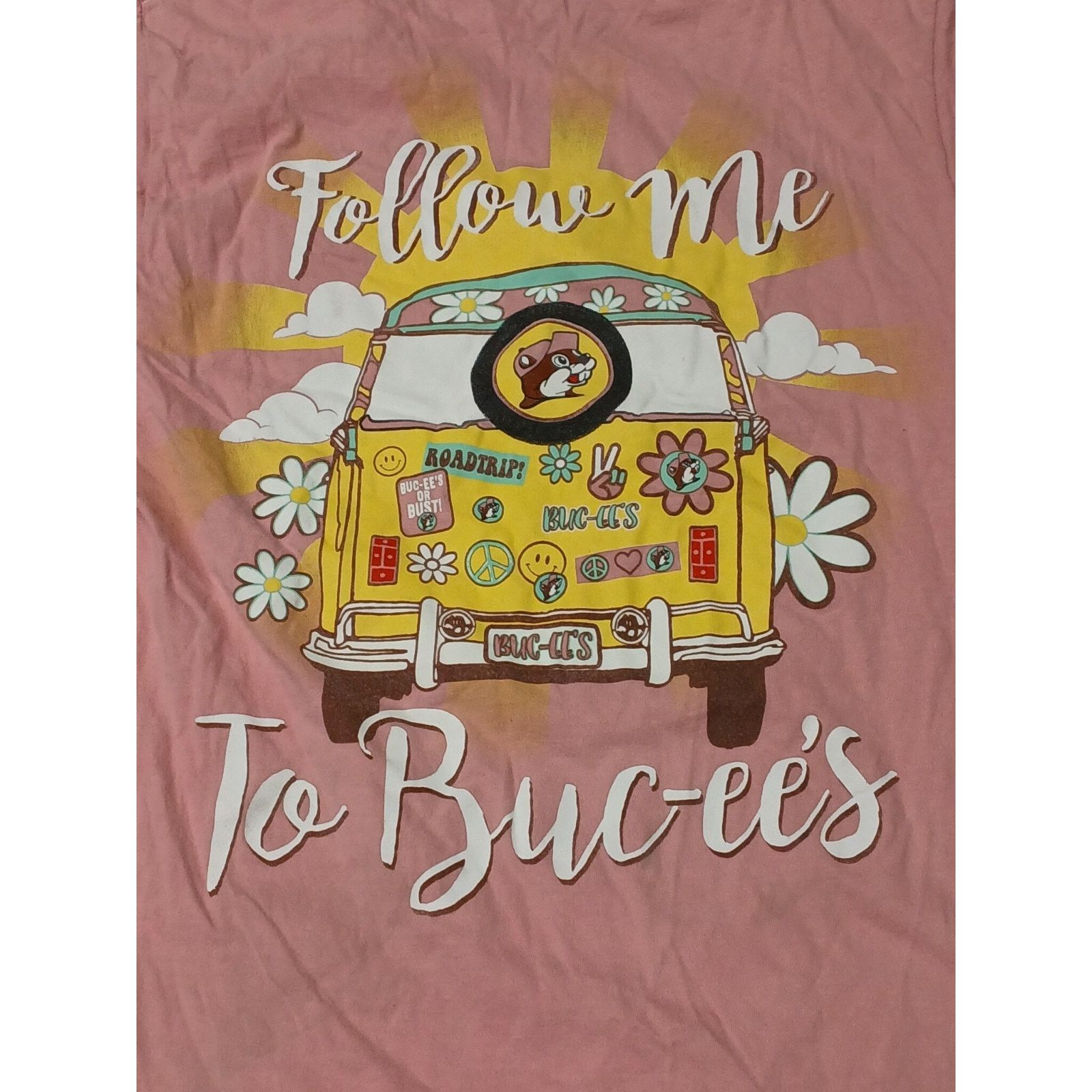 & Other Stories Buc-ees Pink (Small) Relaxed Fit Cotton Tee Shirt Size S / US 4 / IT 40 - 7 Thumbnail