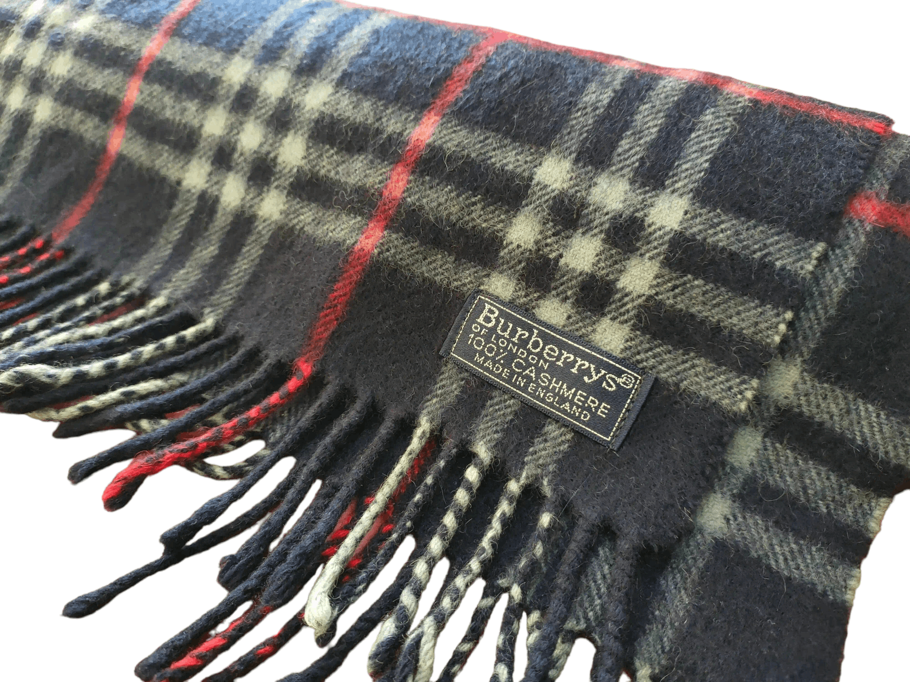 Burberry ❎ Burberrys Checkered Cashmere Scaft Size ONE SIZE - 1 Thumbnail
