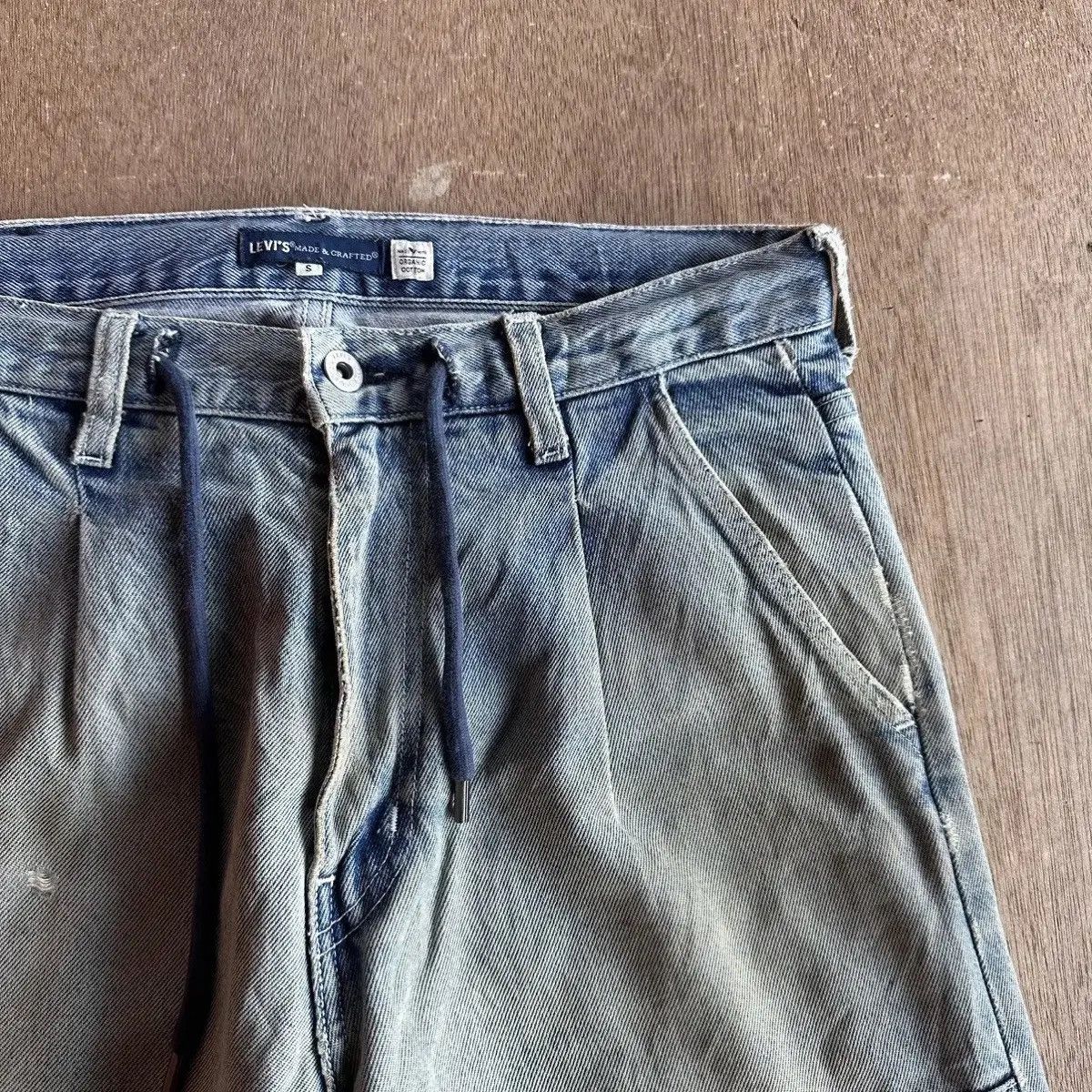 Levi's Made & Crafted LEVI’S MADE & CRAFT DENIM DOUBLE KNEE RIPPED WORK WEAR PANTS Size US 30 / EU 46 - 6 Thumbnail