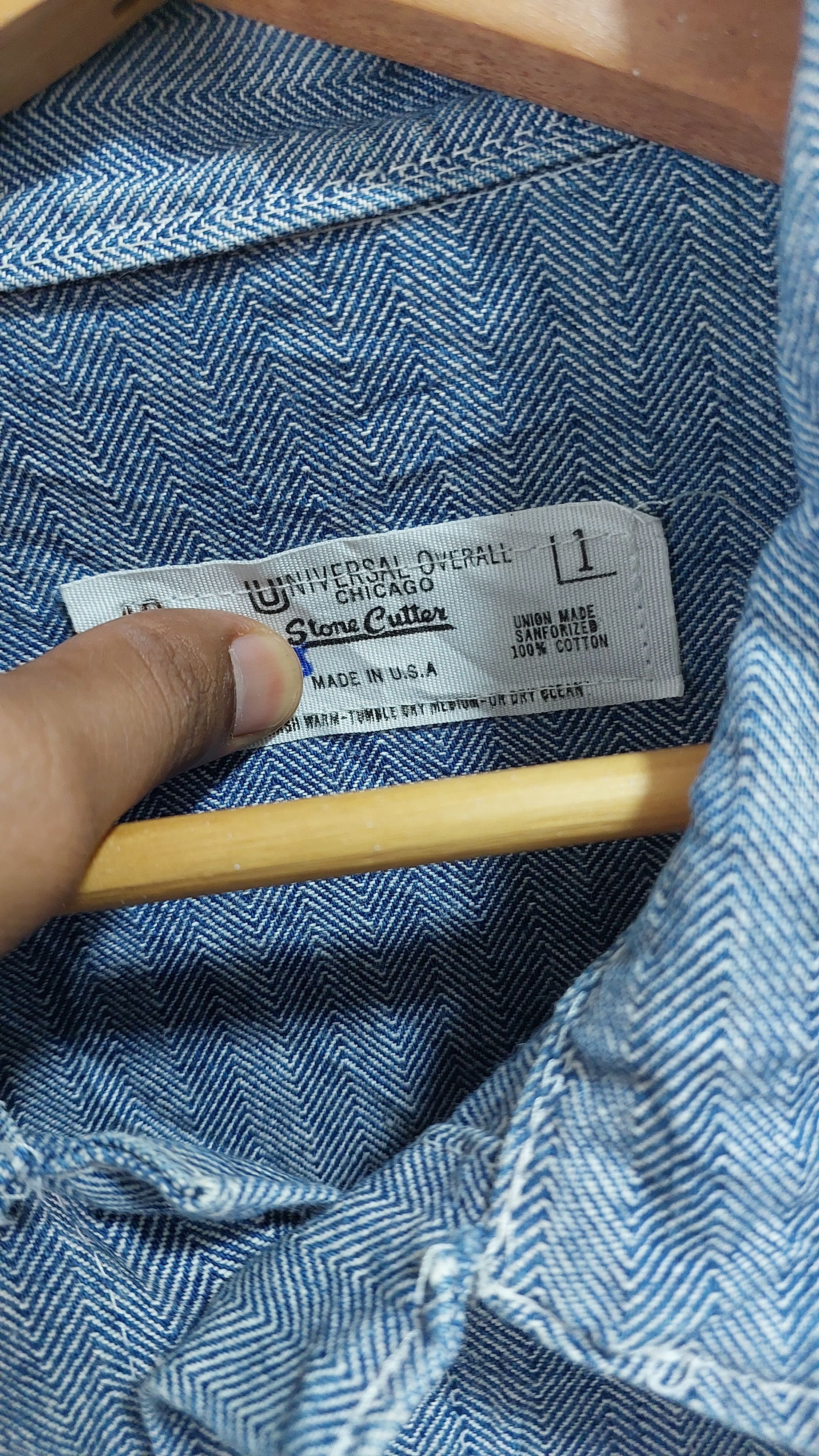 Universal Overall Chicago VINTAGE UNIVERSAL OVERALL CHICAGO STONE CUTTER JACKET Size US L / EU 52-54 / 3 - 3 Thumbnail