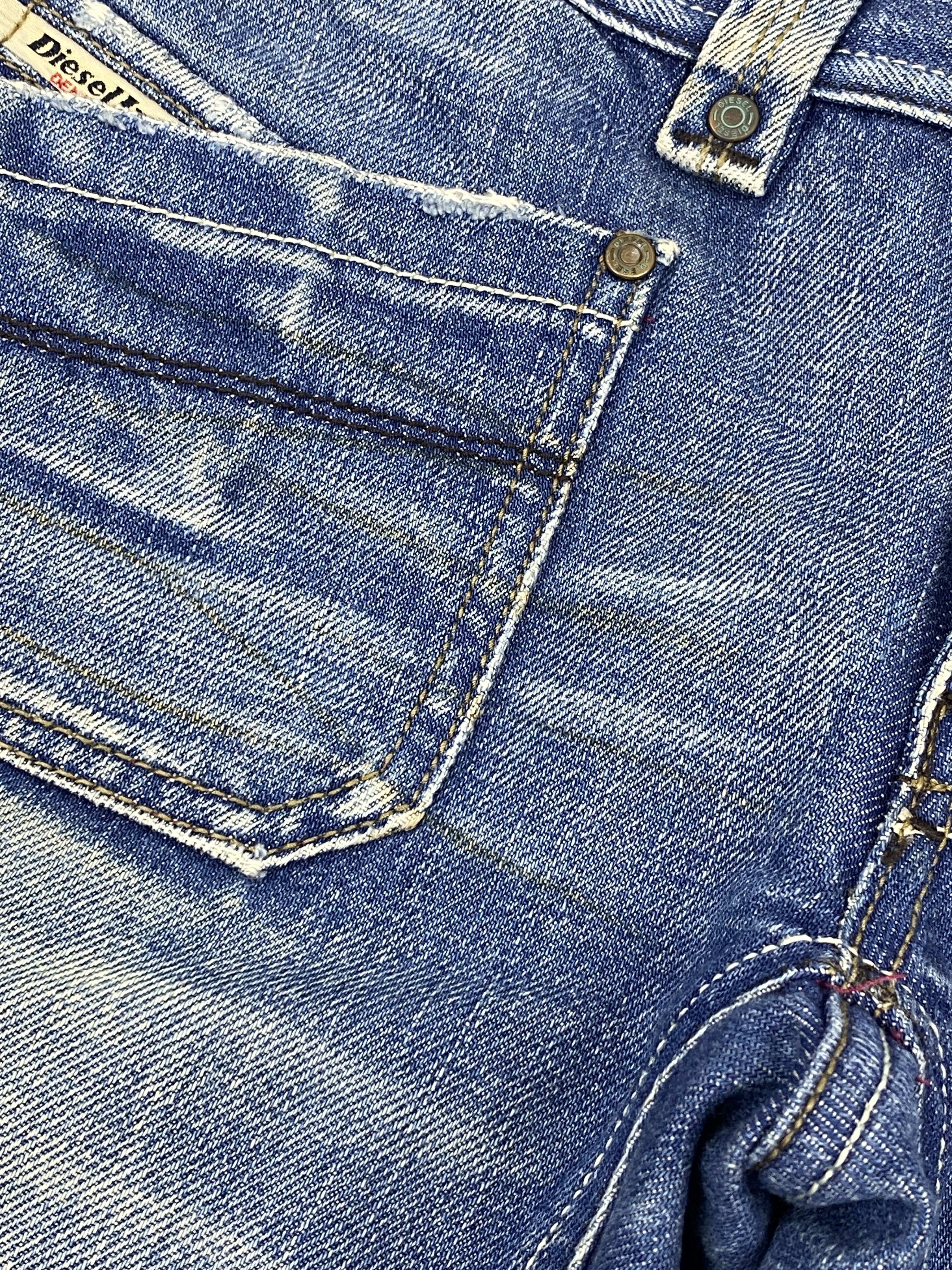 Diesel Vintage Diesel Multi Pocket Denim Blue Jeans DP2744 Size US 28 / EU 44 - 14 Thumbnail