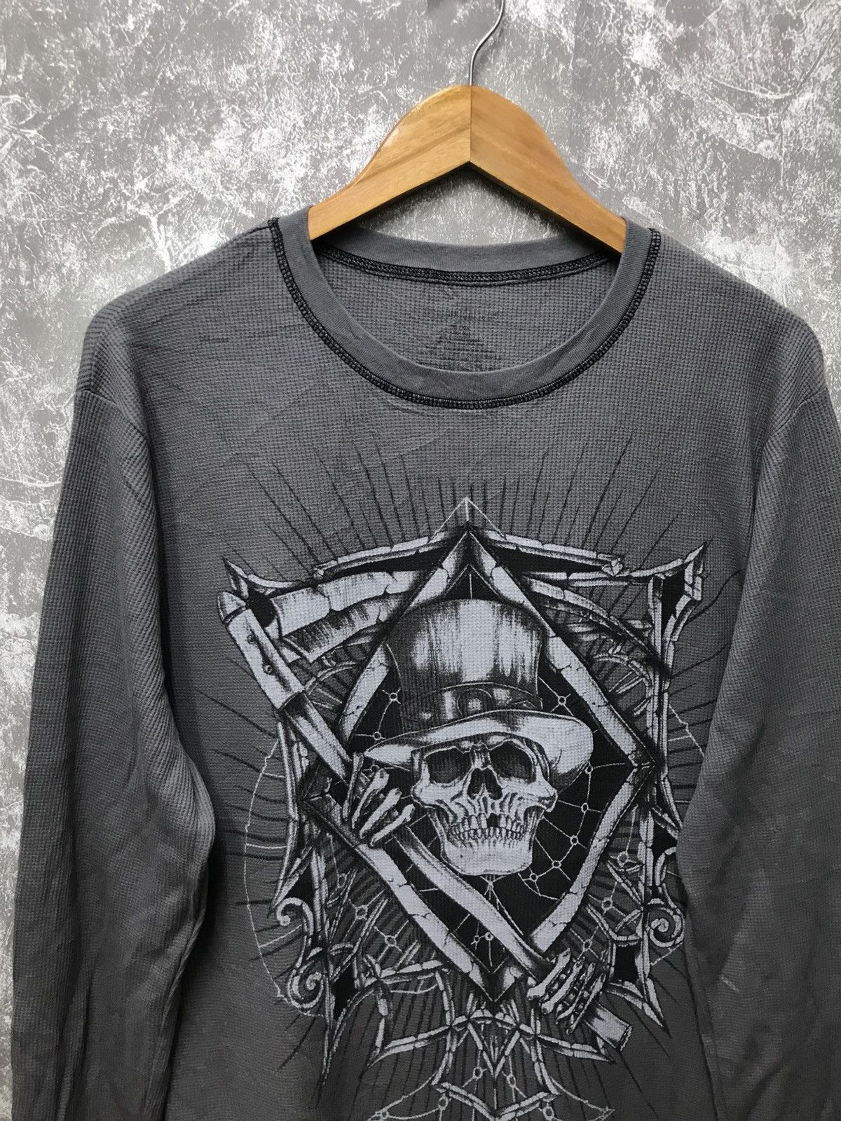 Affliction Helix Affliction Skull Y2K Graphic Tee Size US XL / EU 56 / 4 - 3 Thumbnail