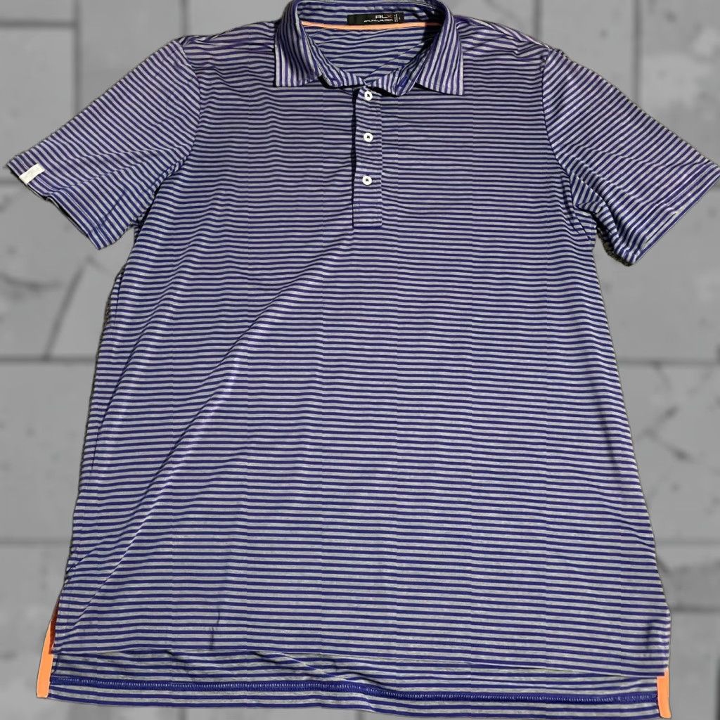 RLX Ralph Lauren **Ralph Lauren RLX Men's L Size Striped Polo** User: Ralph Lauren RLX Men's L Size Striped Polo Size US L / EU 52-54 / 3 - 1 Thumbnail