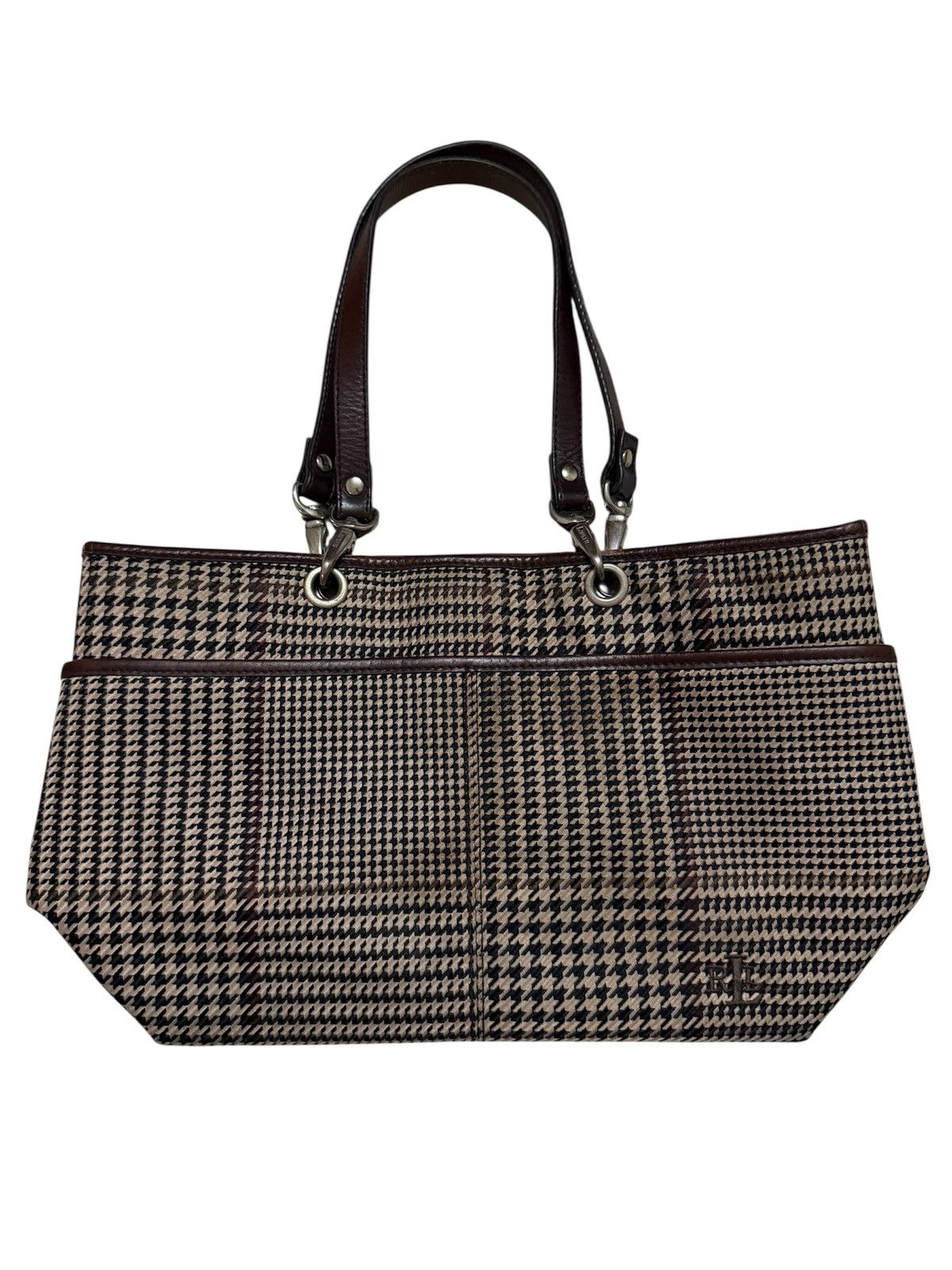 RRL Ralph Lauren Vintage Ralph Lauren Houndstooth Tan Brown Bag Size ONE SIZE - 1 Thumbnail
